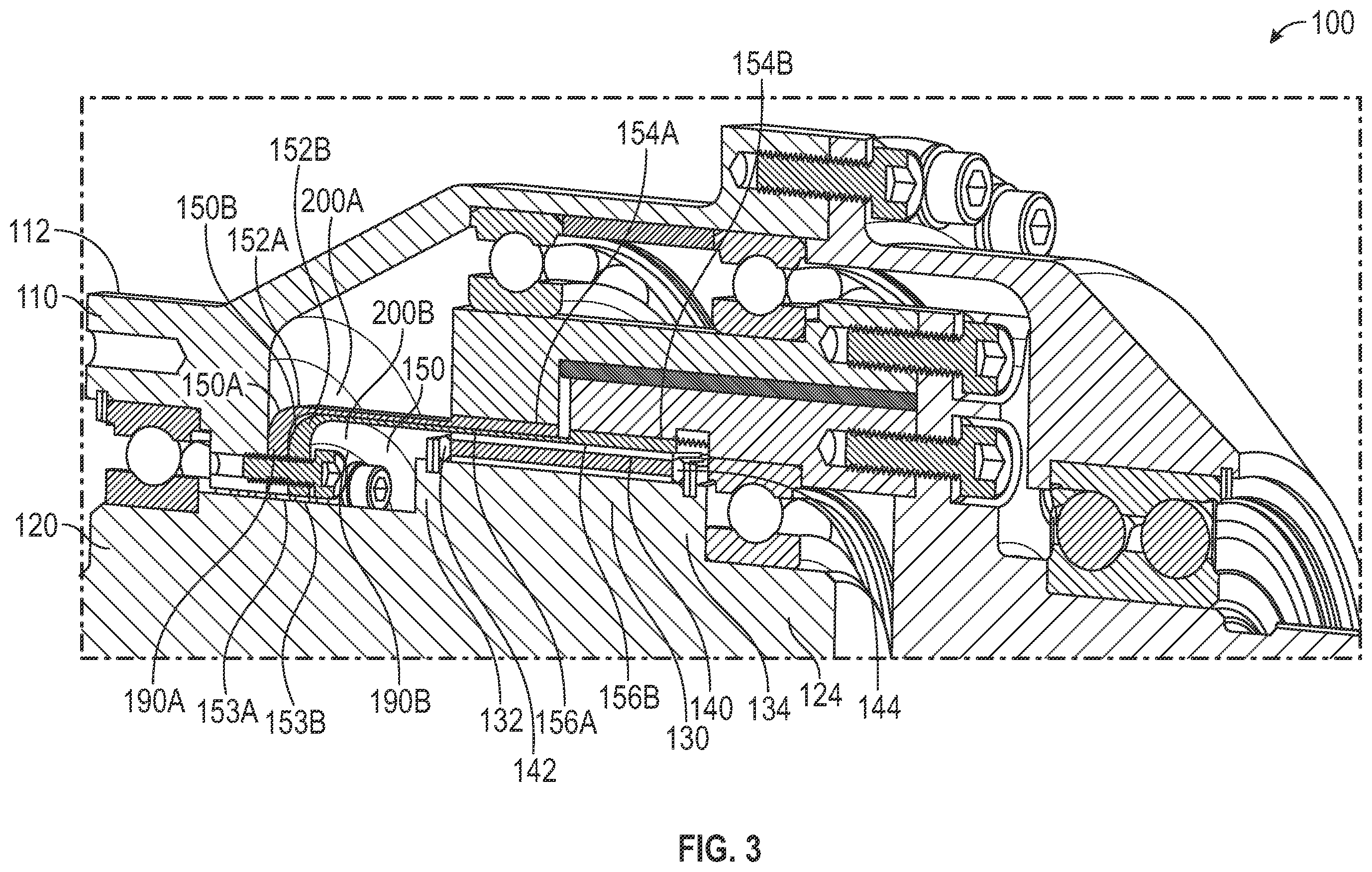 Patent US12480567 Figure 3 – Harmonic gear systems having redundant load paths between input and output shafts