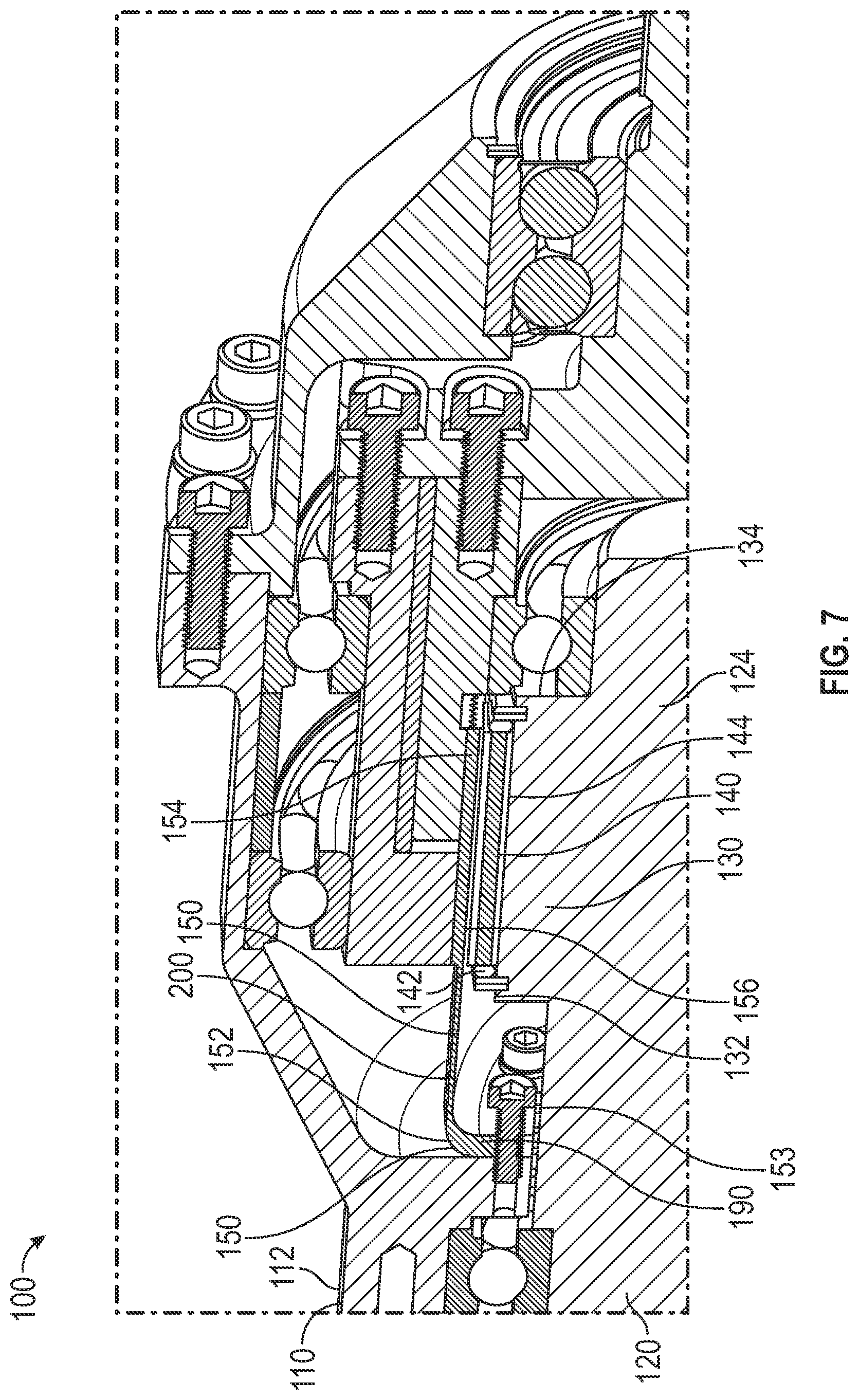 Patent US12480567 Figure 7 – Harmonic gear systems having redundant load paths between input and output shafts