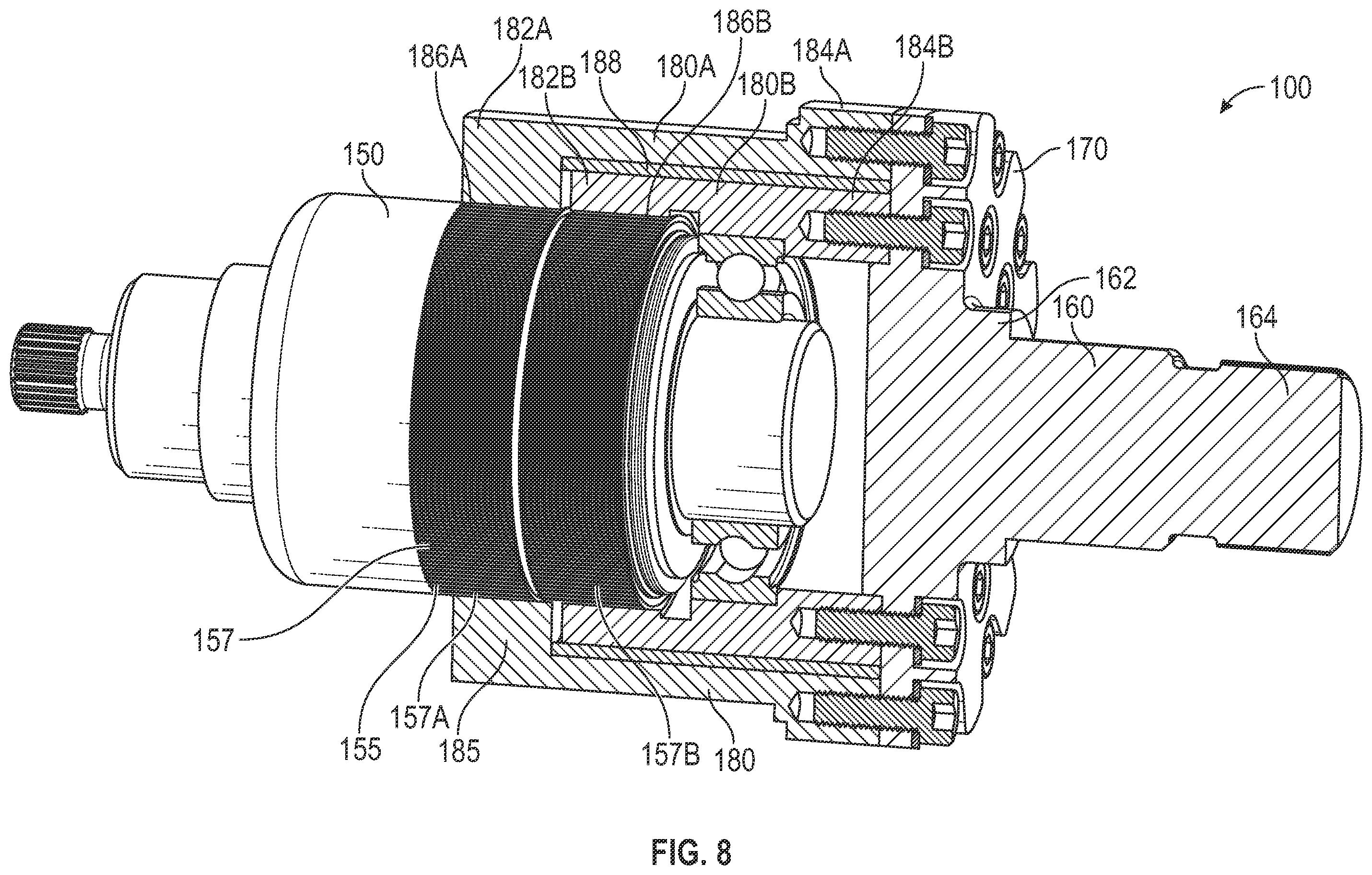 Patent US12480567 Figure 8 – Harmonic gear systems having redundant load paths between input and output shafts