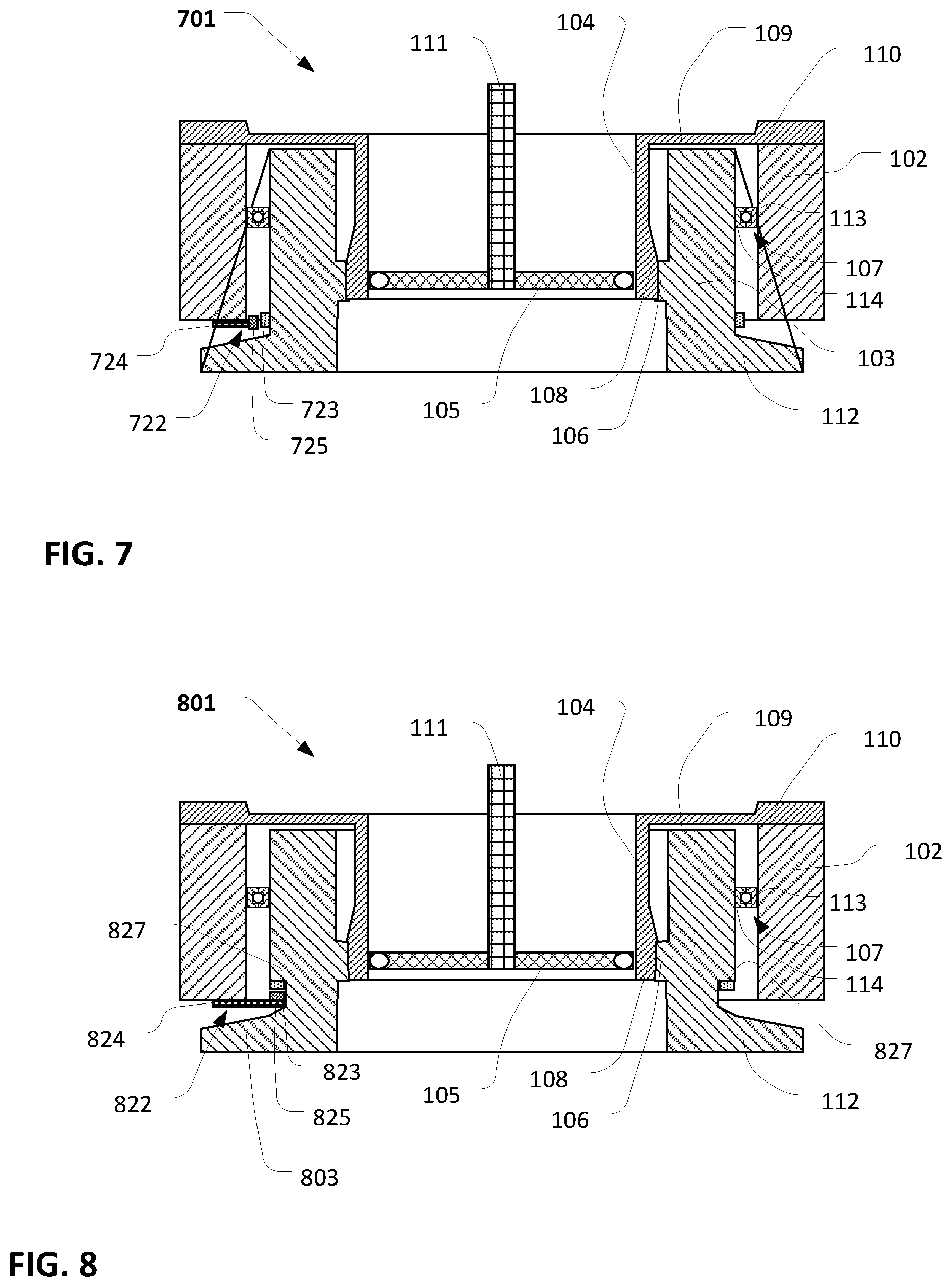 Patent US12480568 Figure 4 – Strain wave gear with output flange and integrated encoder
