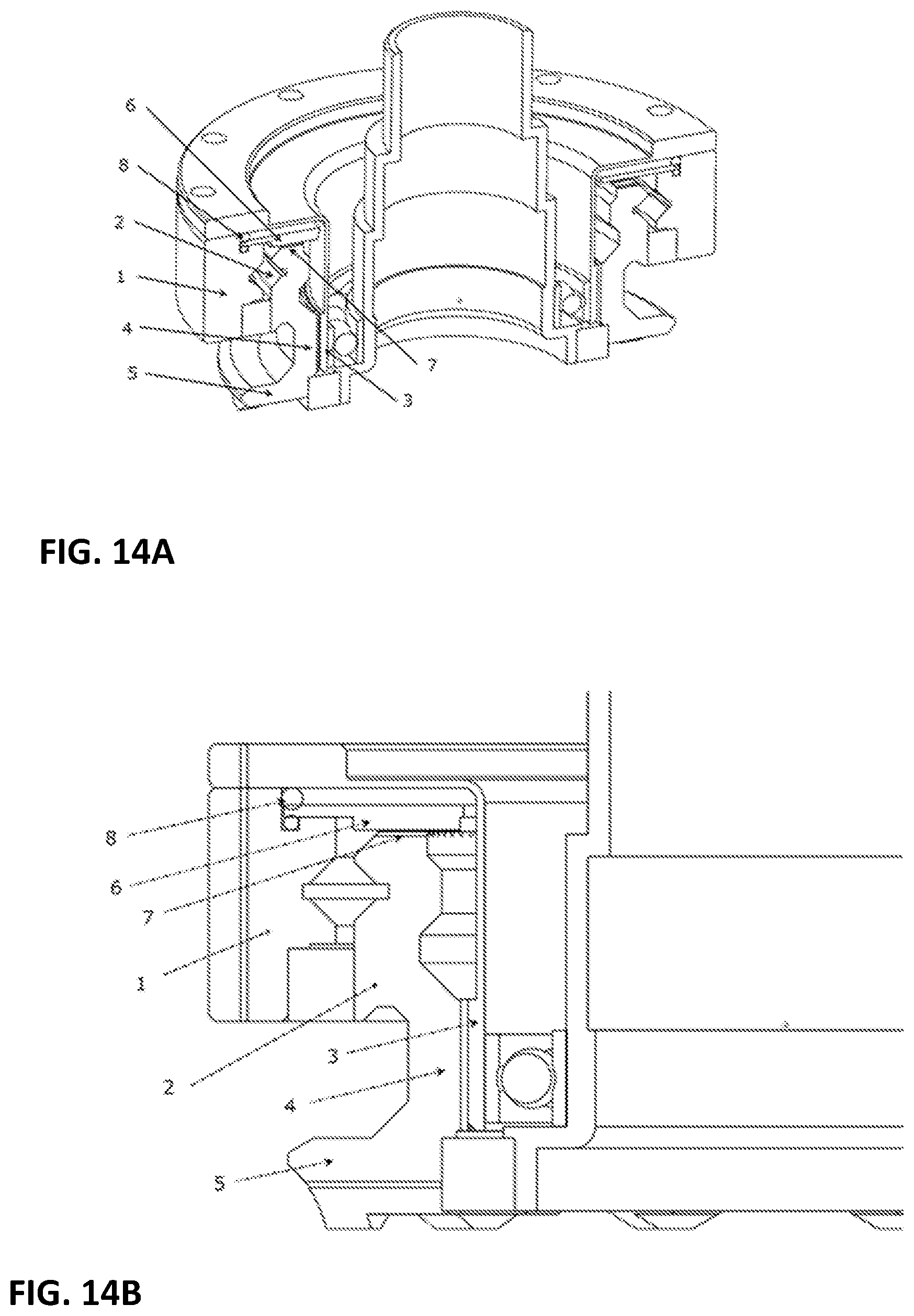 Patent US12480568 Figure 10 – Strain wave gear with output flange and integrated encoder