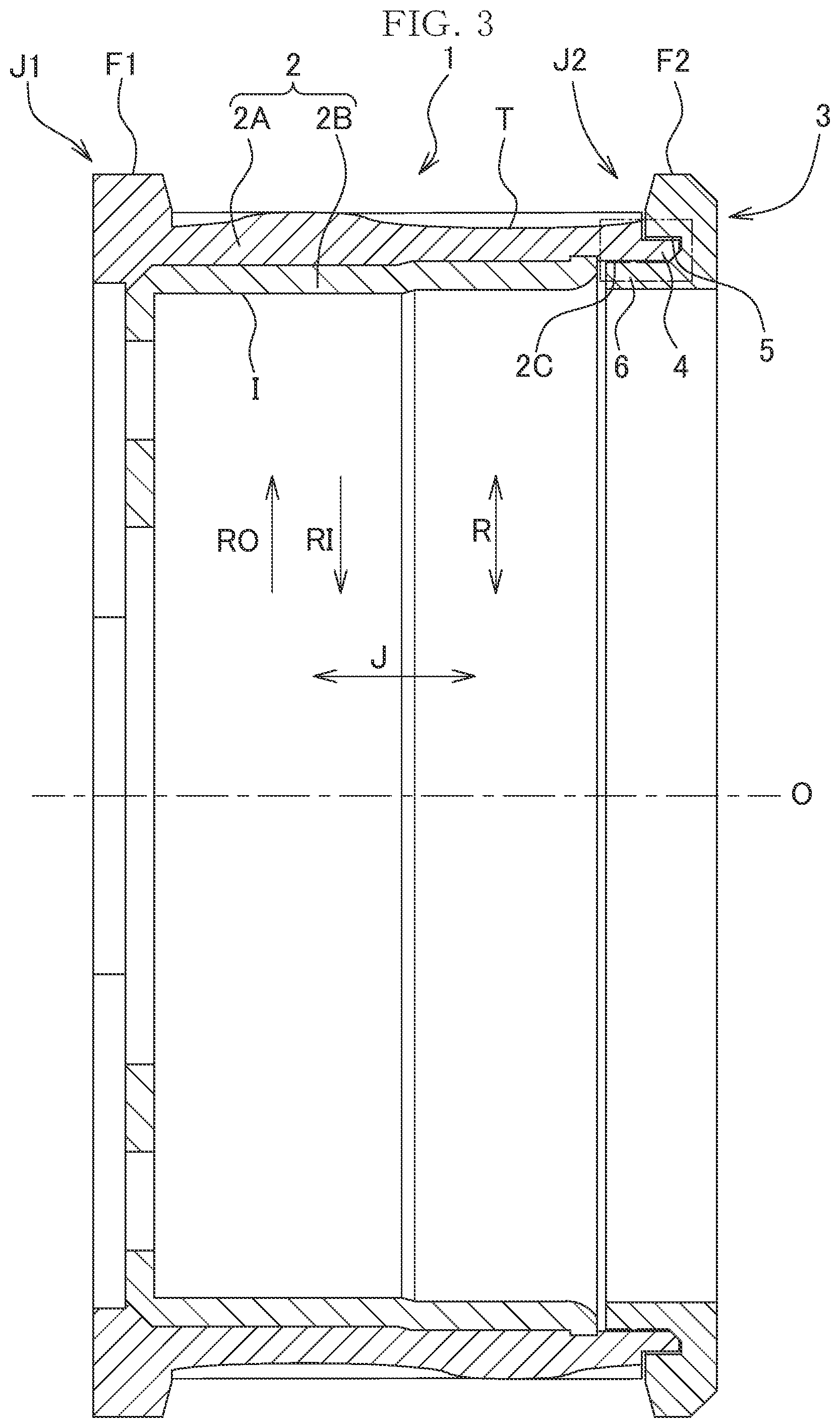Patent US12480569 Figure 3 – Pulley with two flanges, and method of producing pulley with two flanges