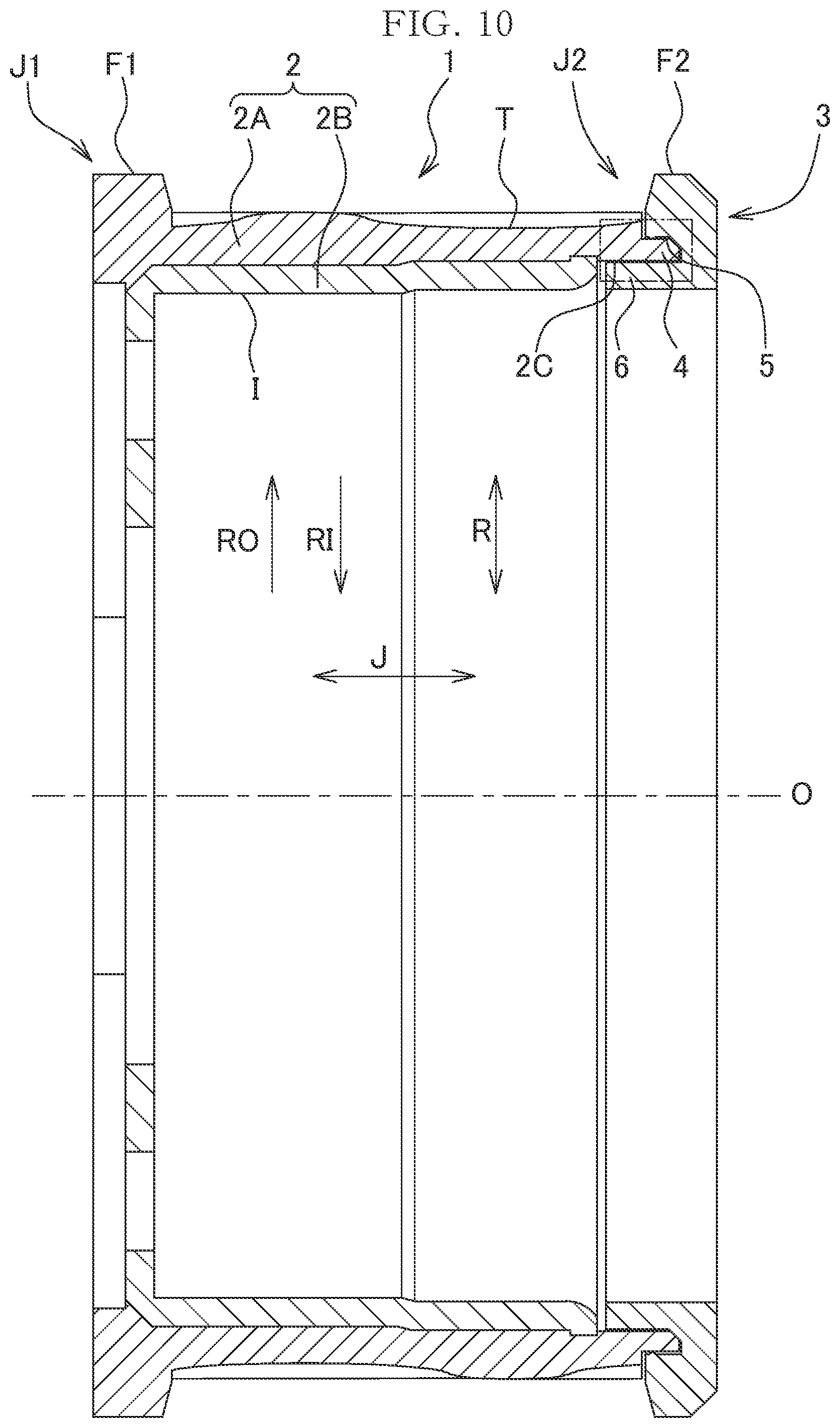 Patent US12480569 Figure 10 – Pulley with two flanges, and method of producing pulley with two flanges
