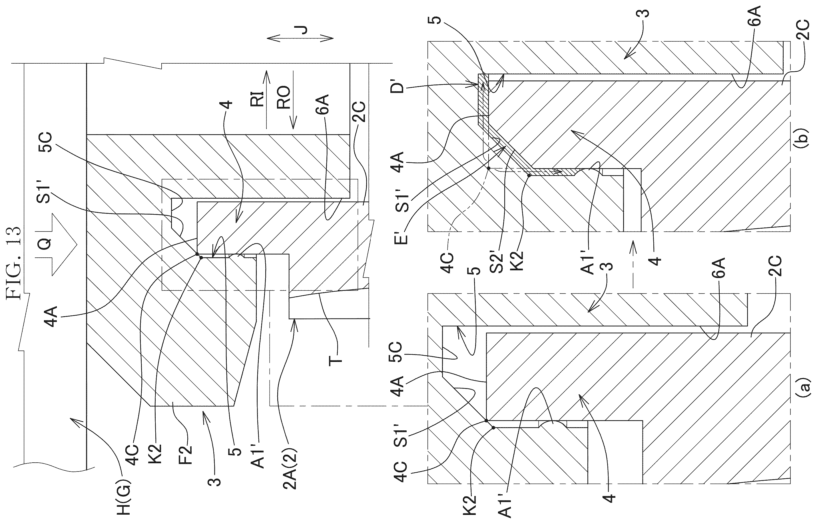 Patent US12480569 Figure 12 – Pulley with two flanges, and method of producing pulley with two flanges