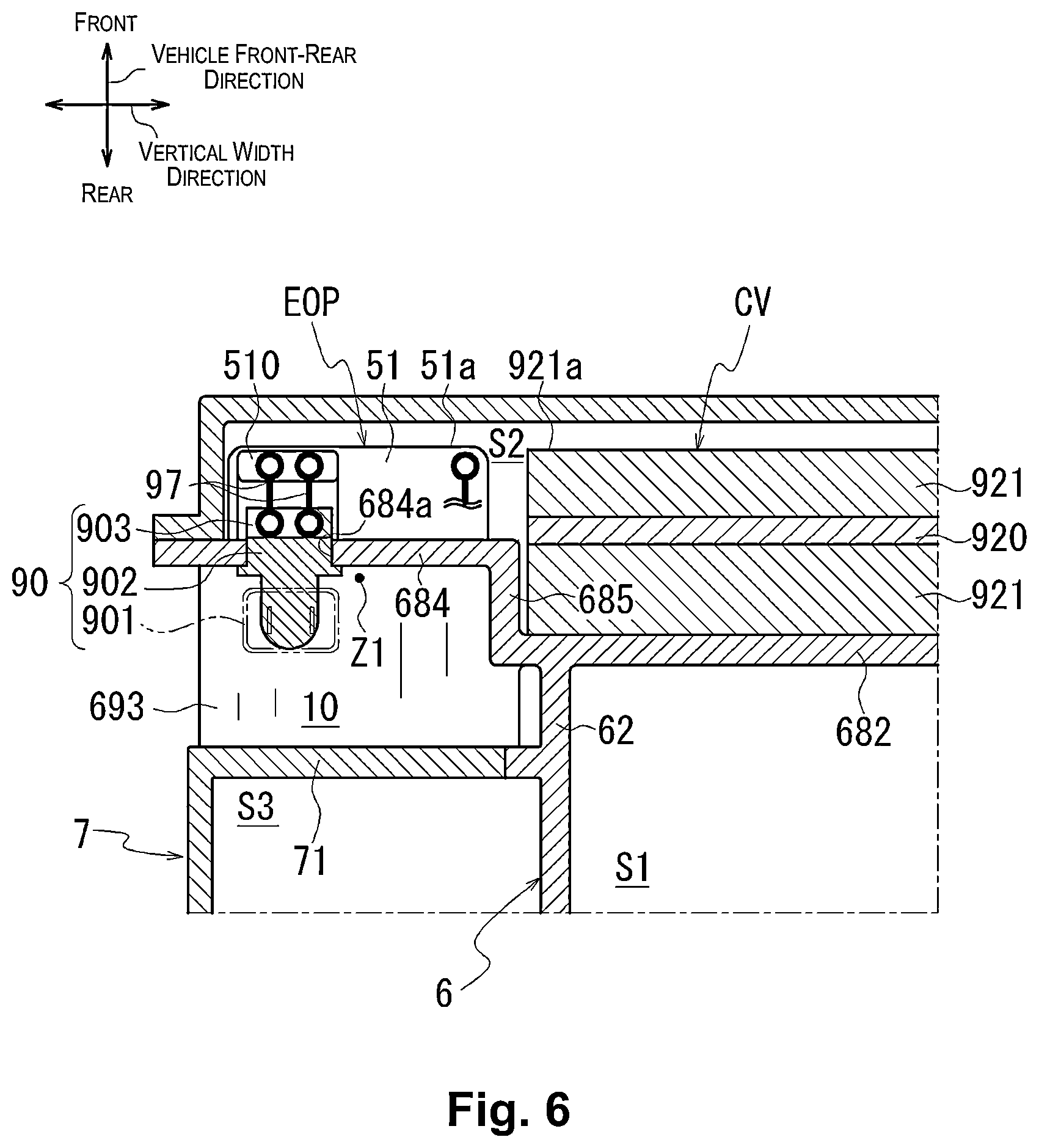 Patent US12480573 Figure 6 – Power transmission device