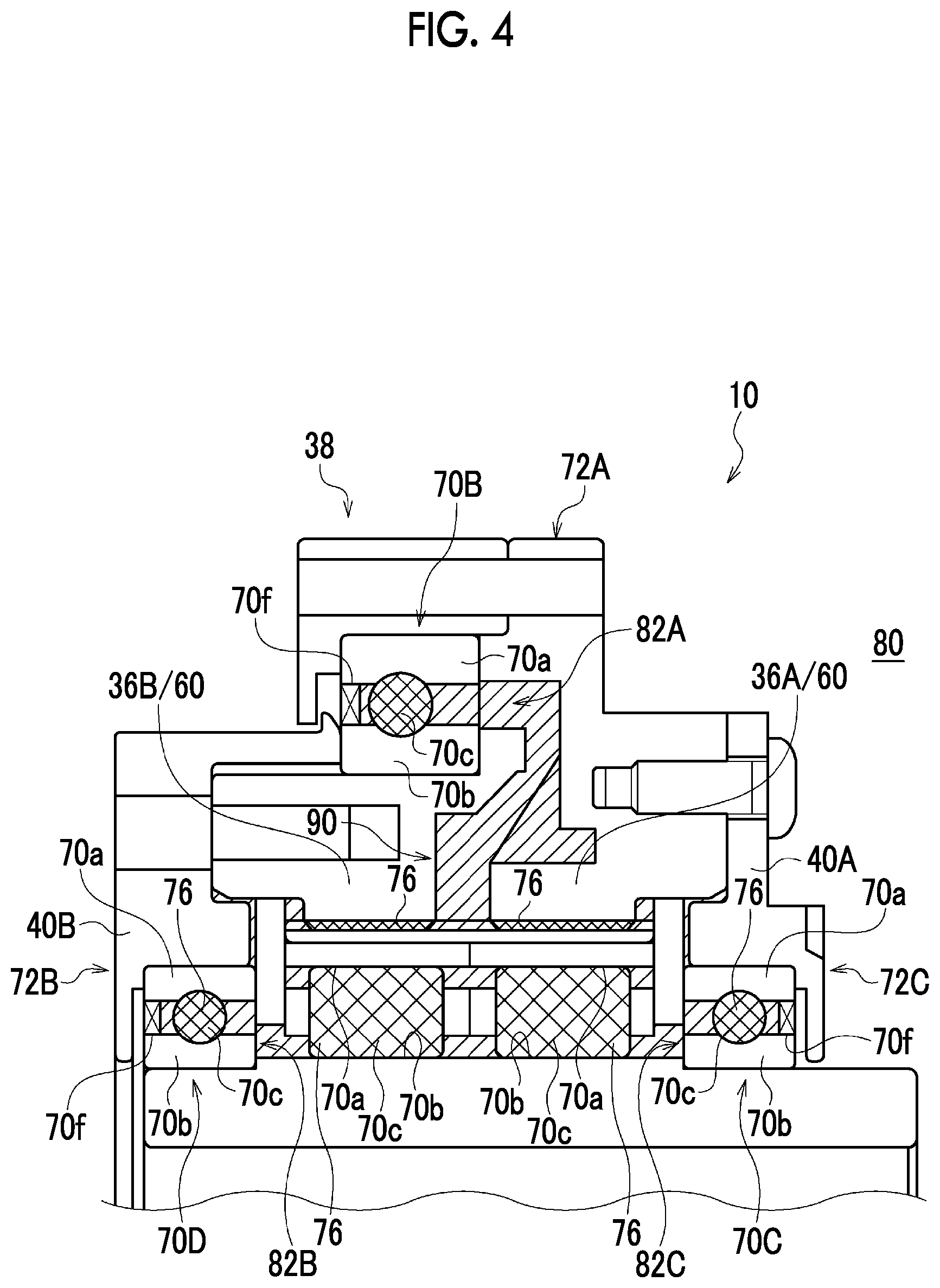 Patent US12480575 Figure 4 – Gear device