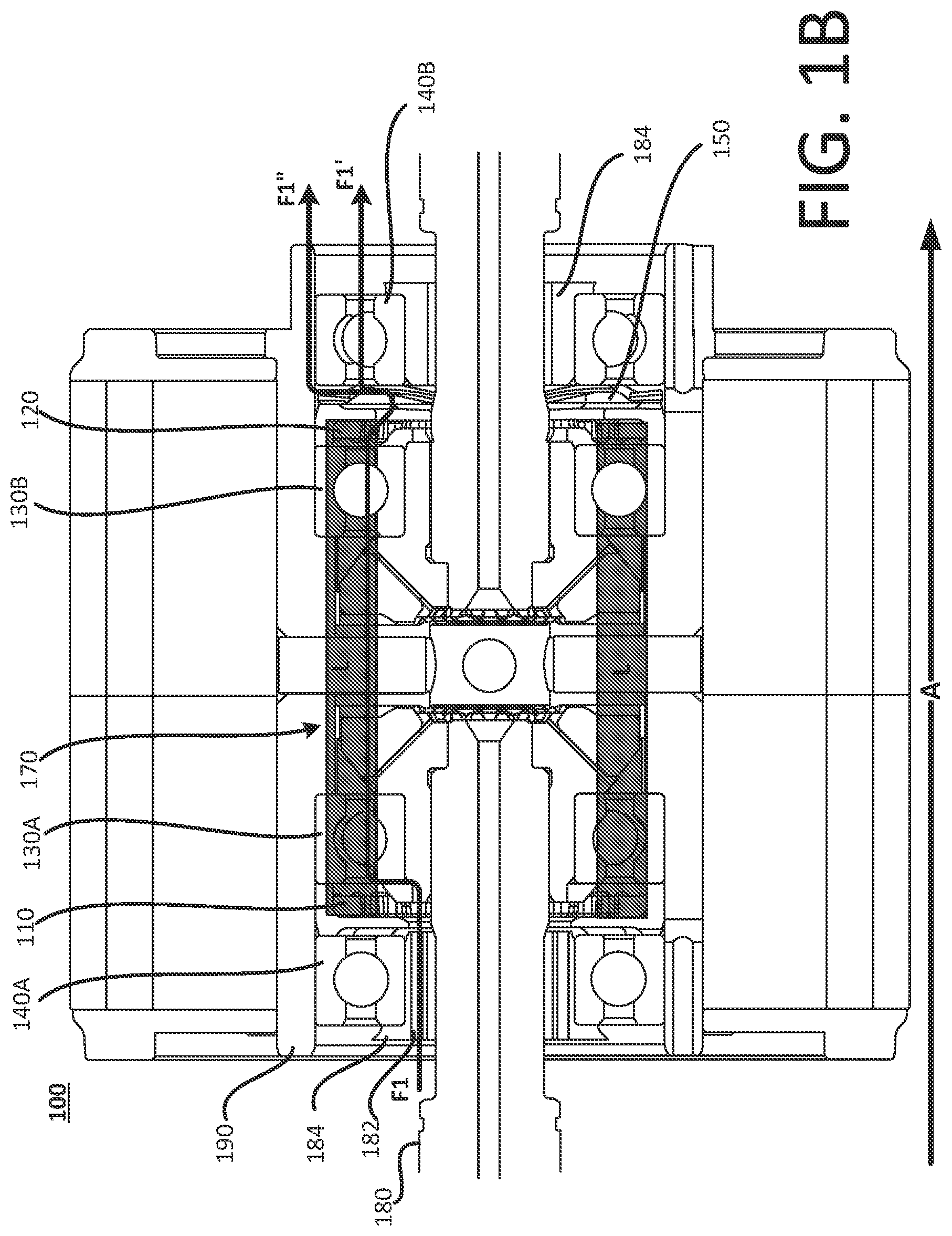 Patent US12480576 Figure 2 – Lubrication and cooling system for rotatable components