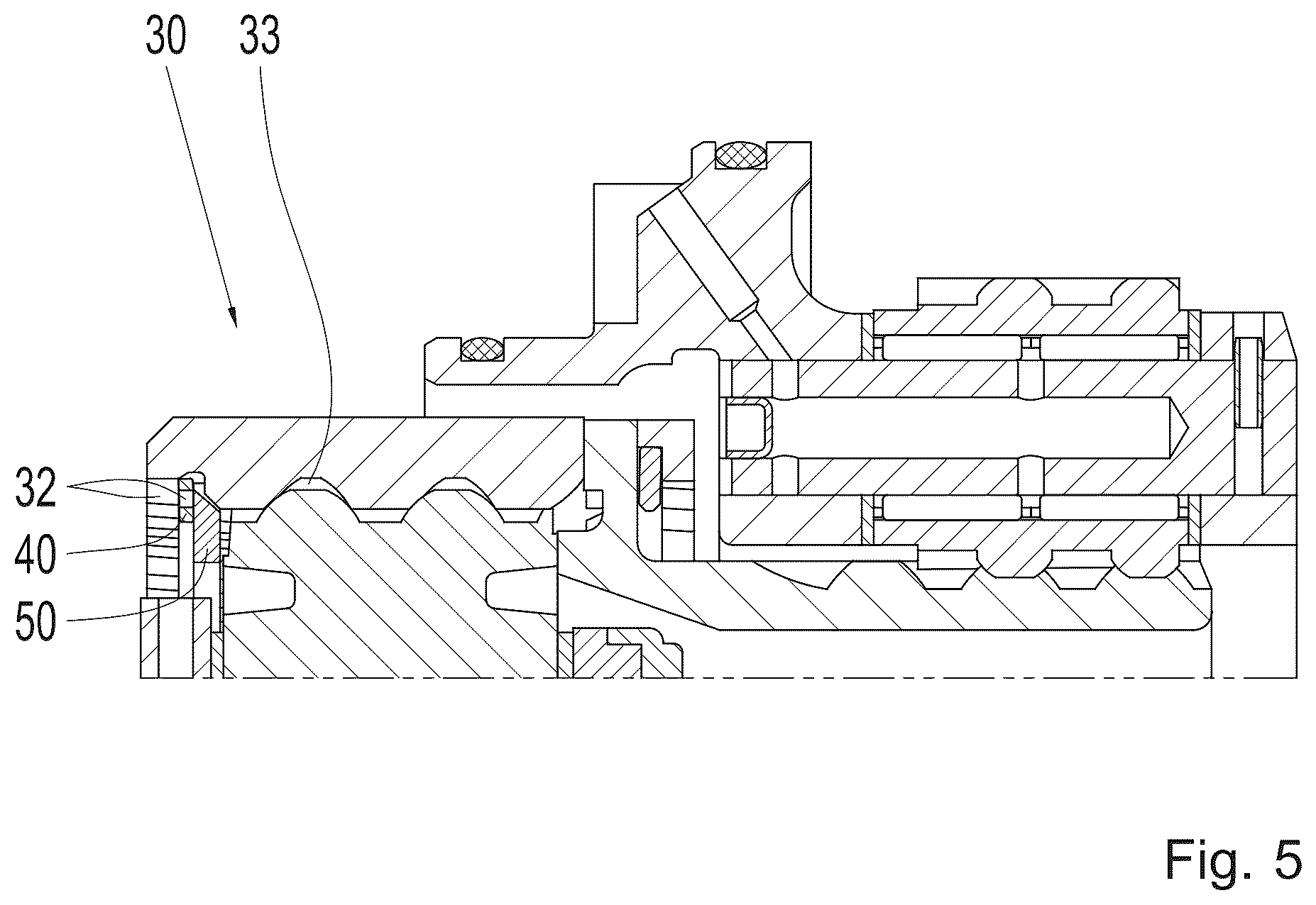 Patent US12480577 Figure 5 – Coupling element and gearing with coupling element