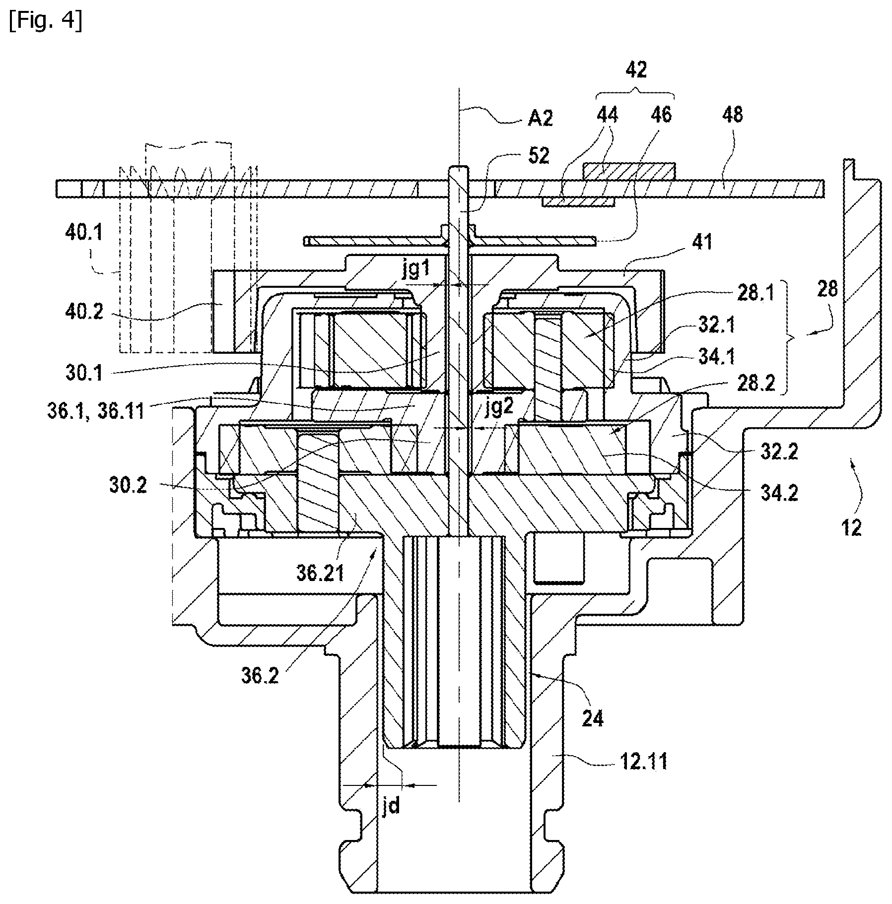 Patent US12480578 Figure 3 – Actuator for a land-based motor vehicle component