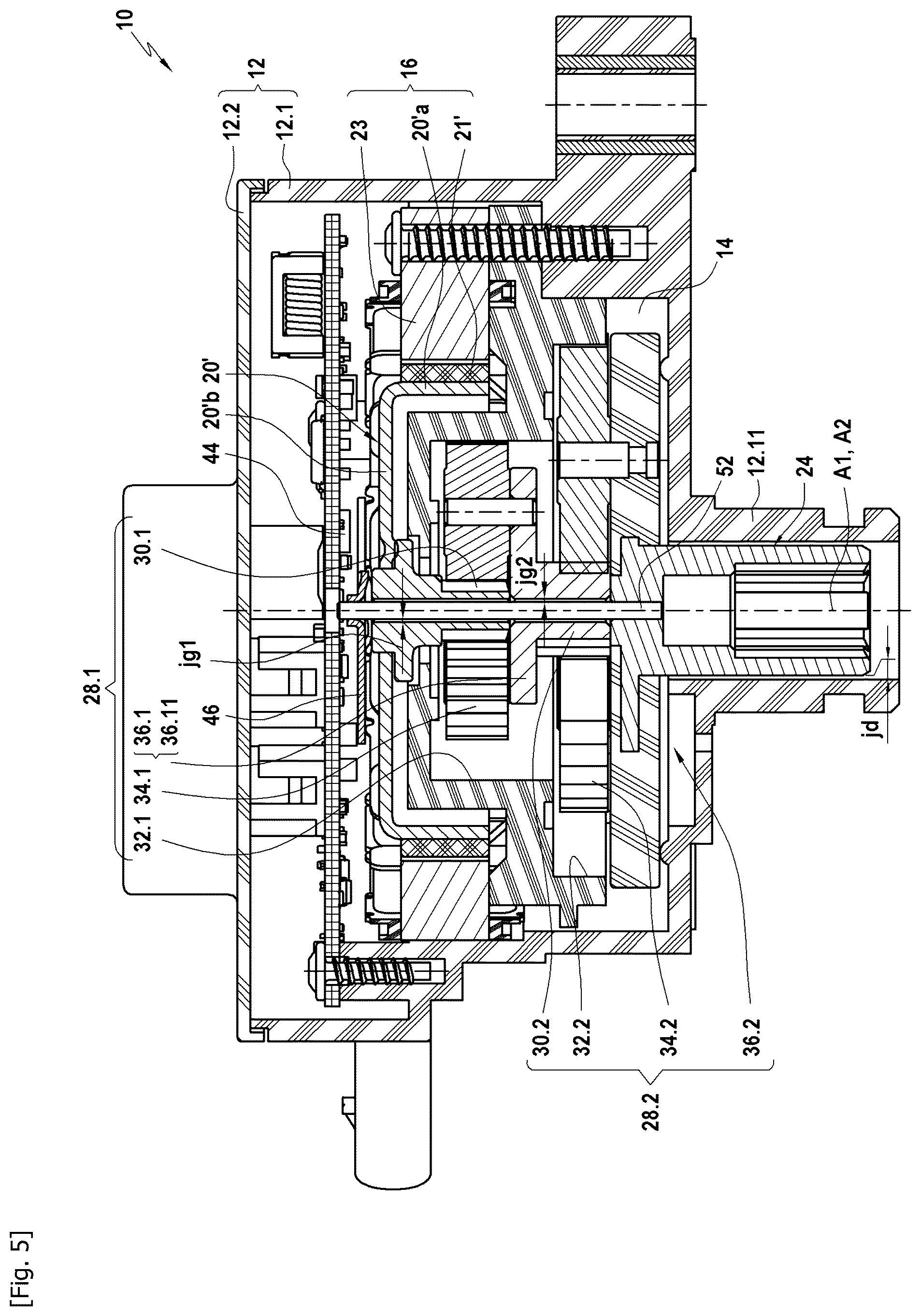 Patent US12480578 Figure 4 – Actuator for a land-based motor vehicle component