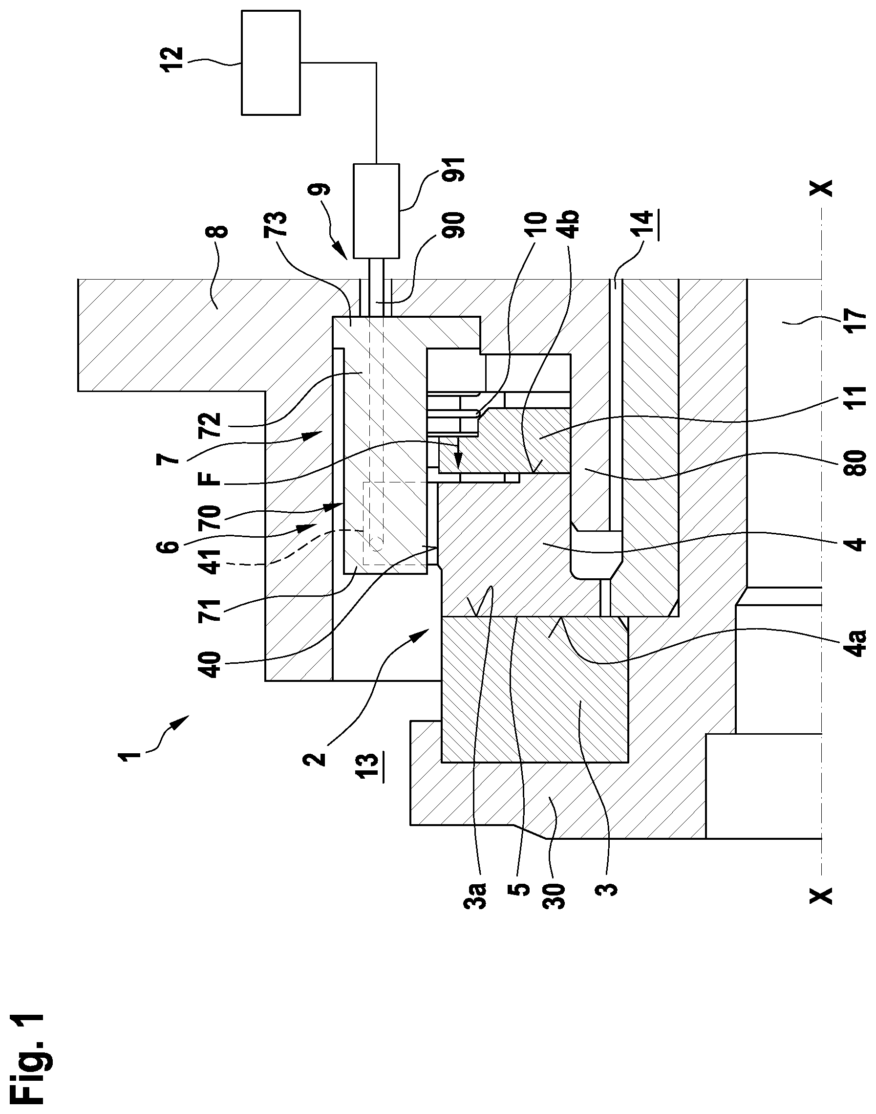 Patent US12480581 Figure 1 – Mechanical seal assembly comprising a torque meter, and method therefor