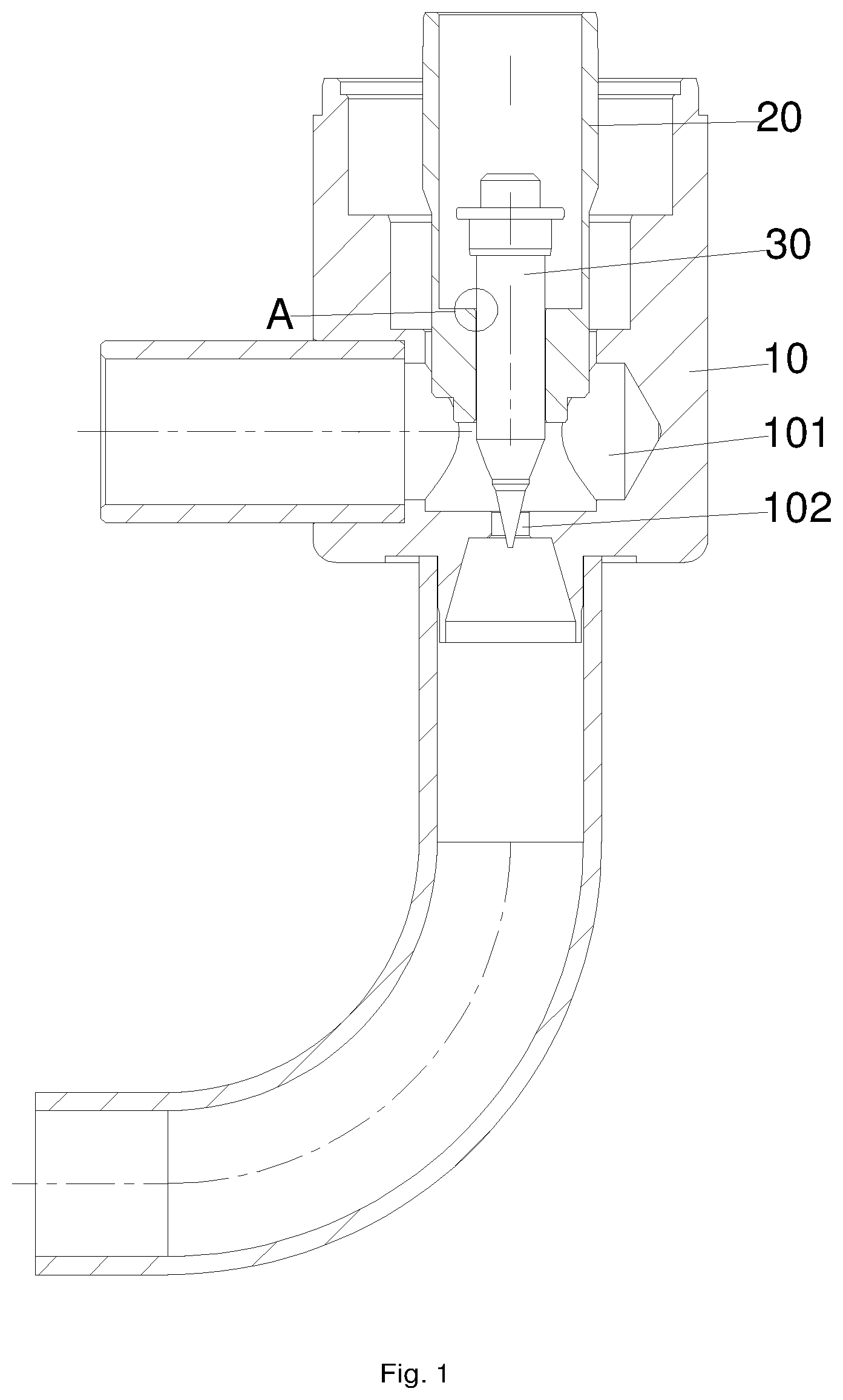 Patent US12480582 Figure 1 – Electronic expansion valve