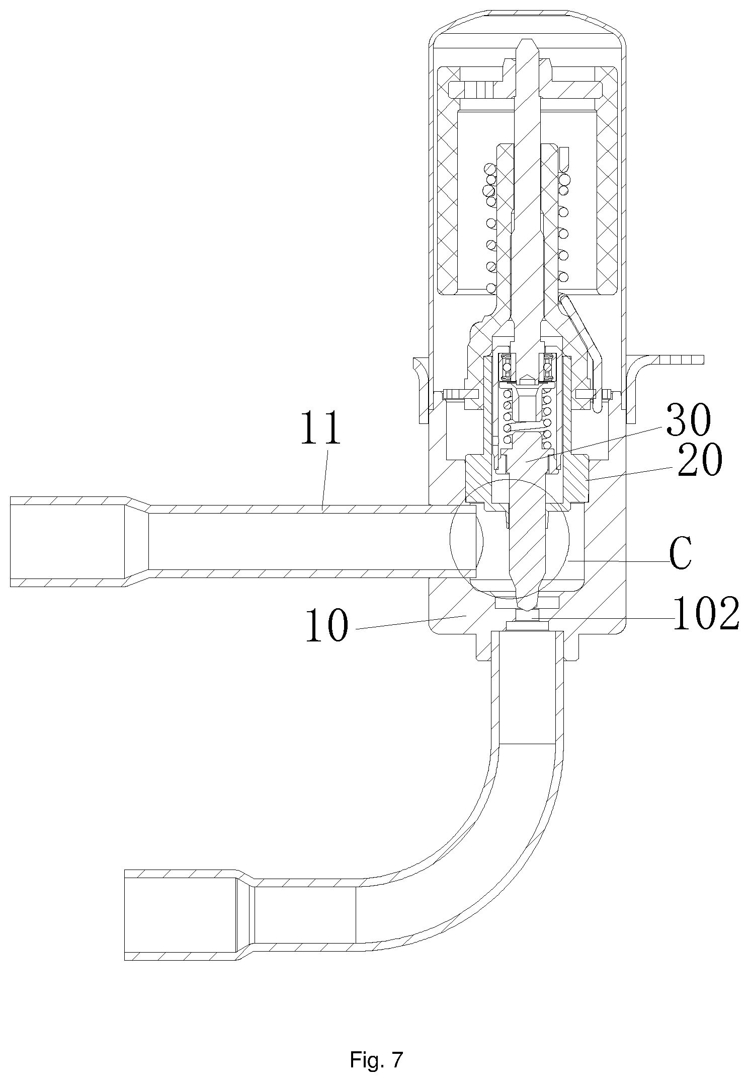 Patent US12480582 Figure 6 – Electronic expansion valve