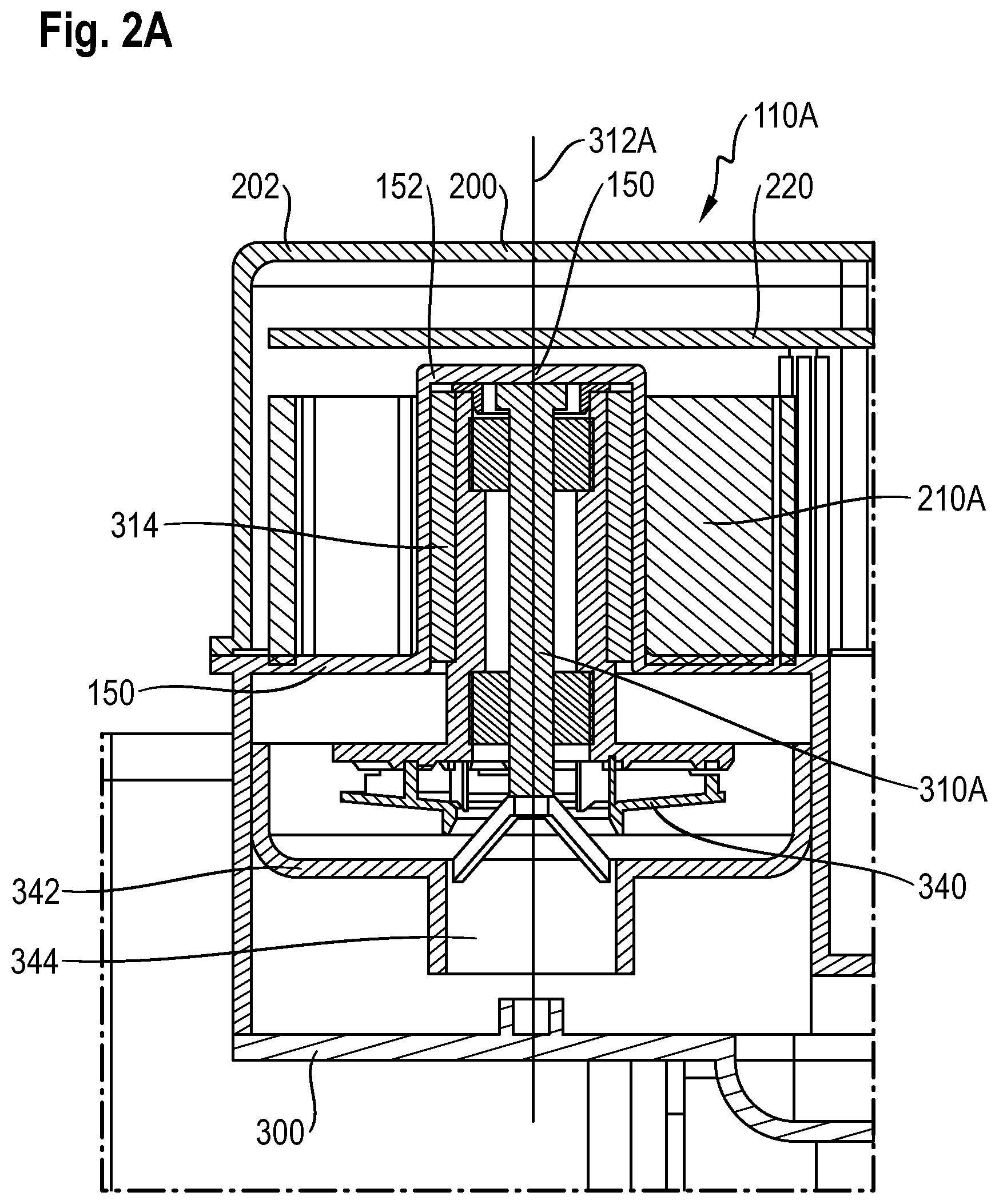 Patent US12480586 Figure 2 – Apparatus for handling fluid within an at least partially electrically driven vehicle
