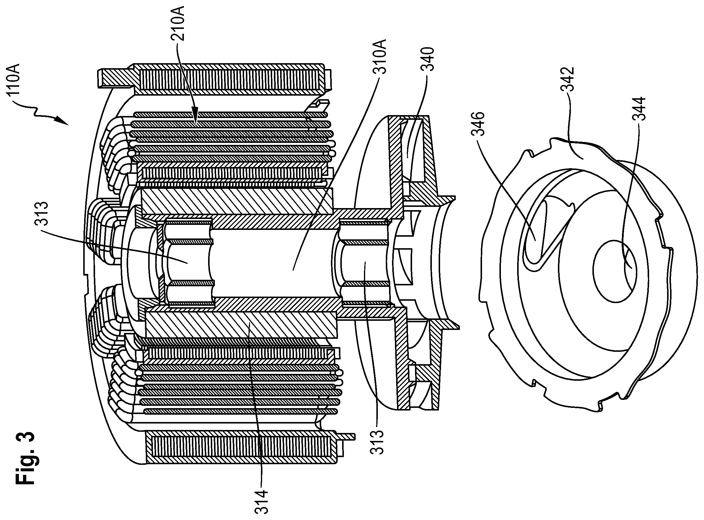 Patent US12480586 Figure 5 – Apparatus for handling fluid within an at least partially electrically driven vehicle