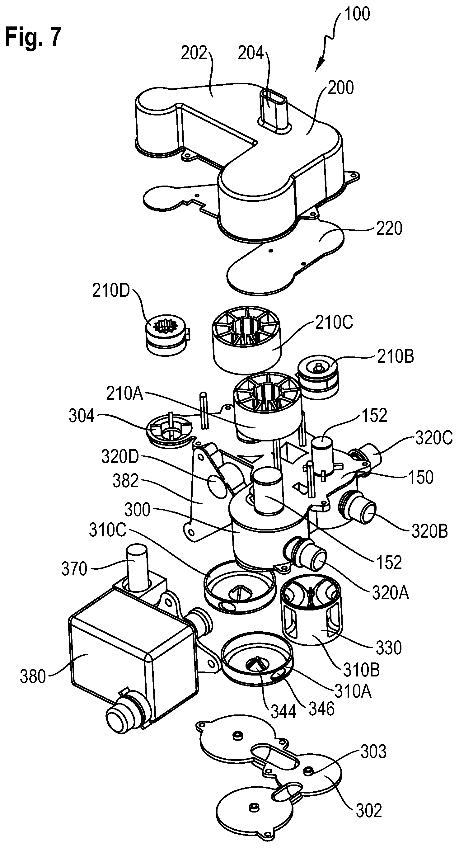 Patent US12480586 Figure 9 – Apparatus for handling fluid within an at least partially electrically driven vehicle