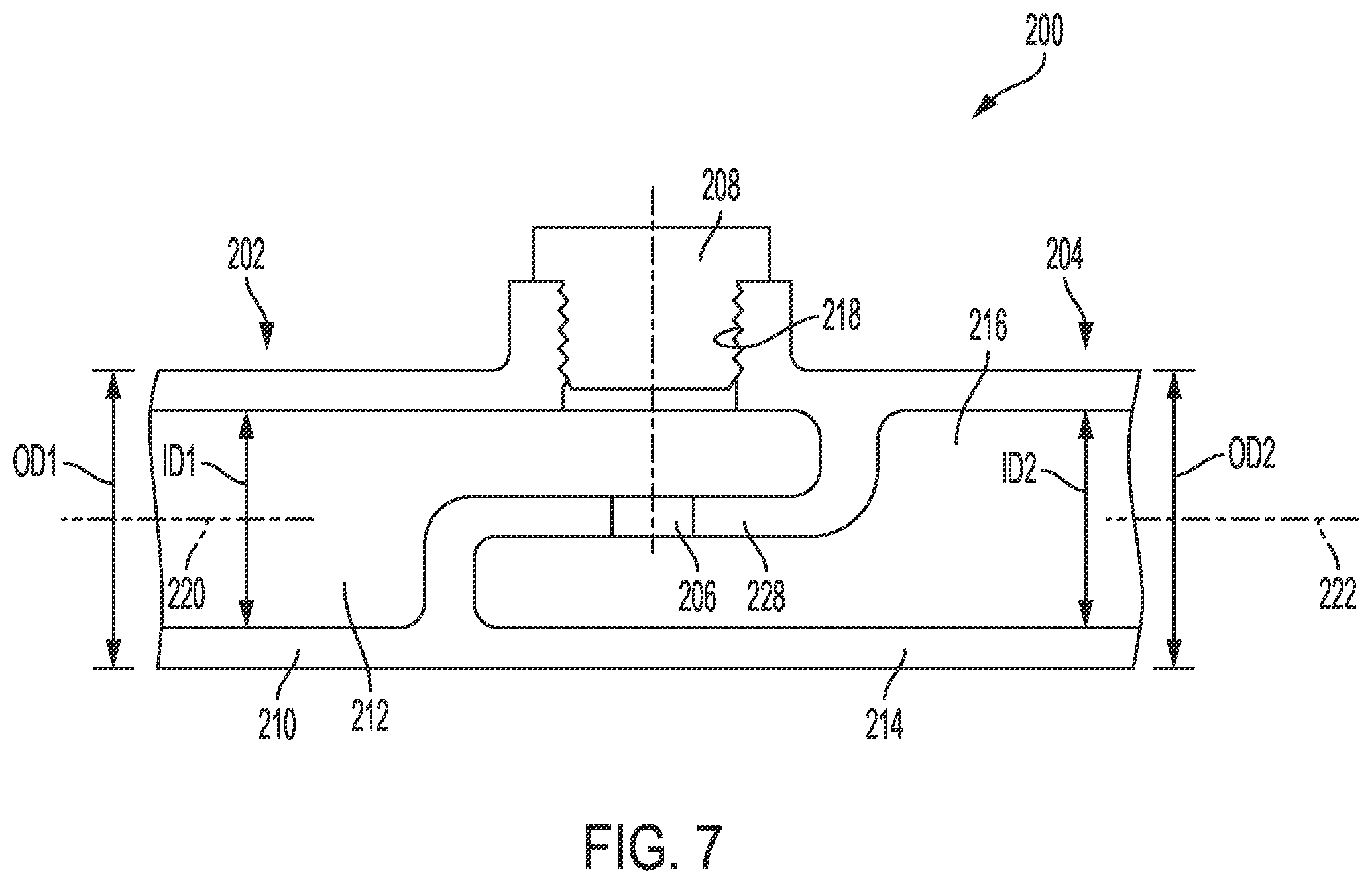 Patent US12480587 Figure 5 – Hydraulic control unit valve porting, routing, checkball, and orifice integration with additive manufacturing