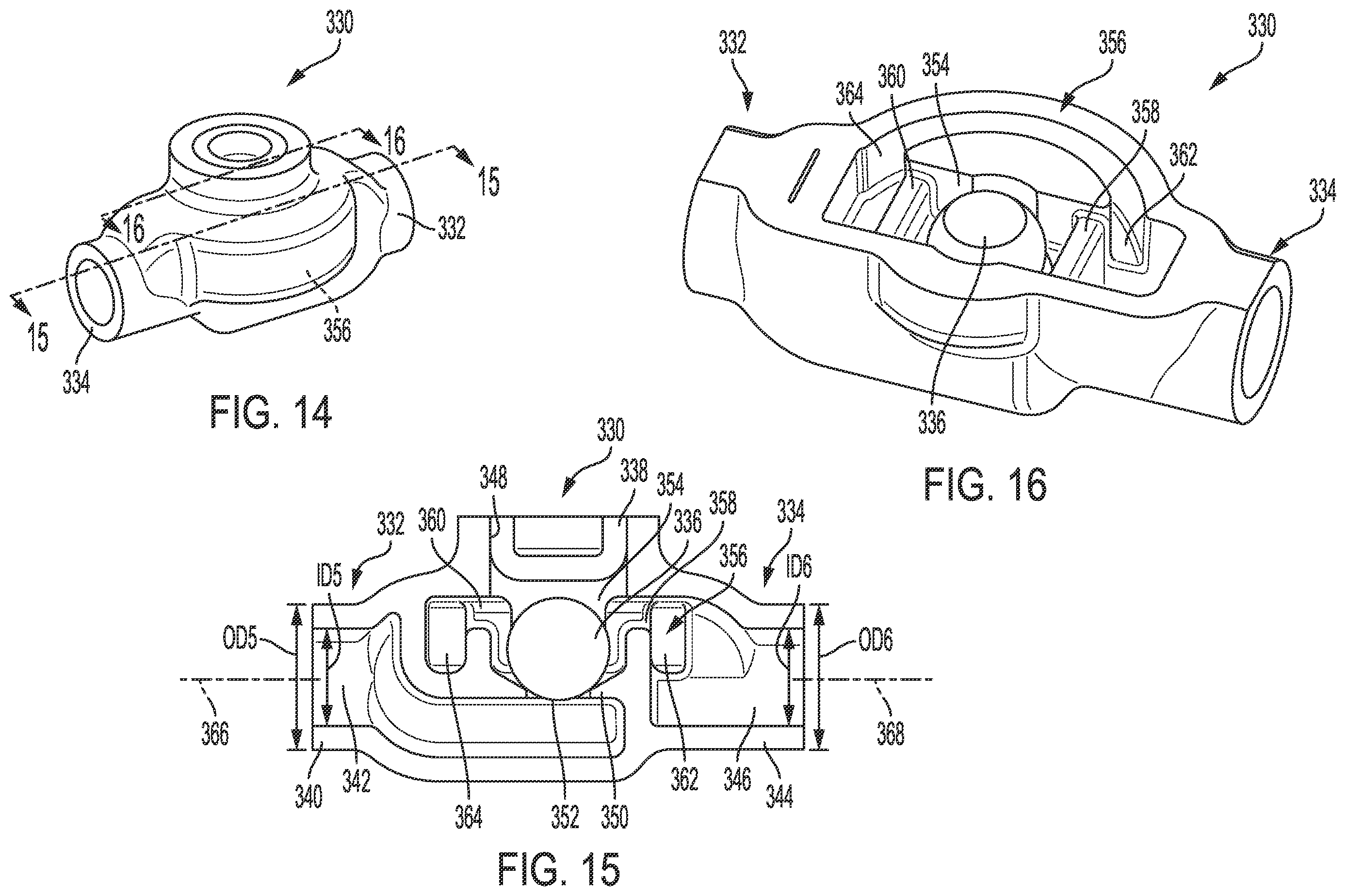 Patent US12480587 Figure 9 – Hydraulic control unit valve porting, routing, checkball, and orifice integration with additive manufacturing