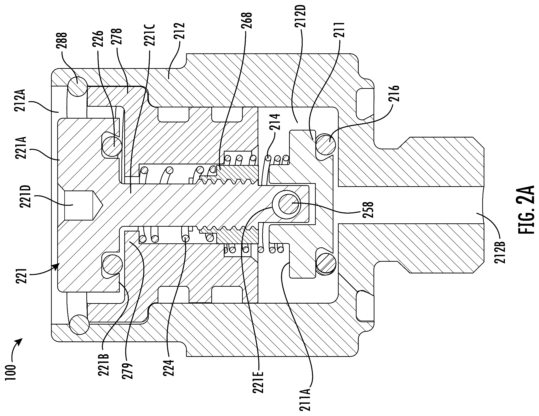 Patent US12480589 Figure 2 – Pressure relief valve assembly including series coupled valves and related methods
