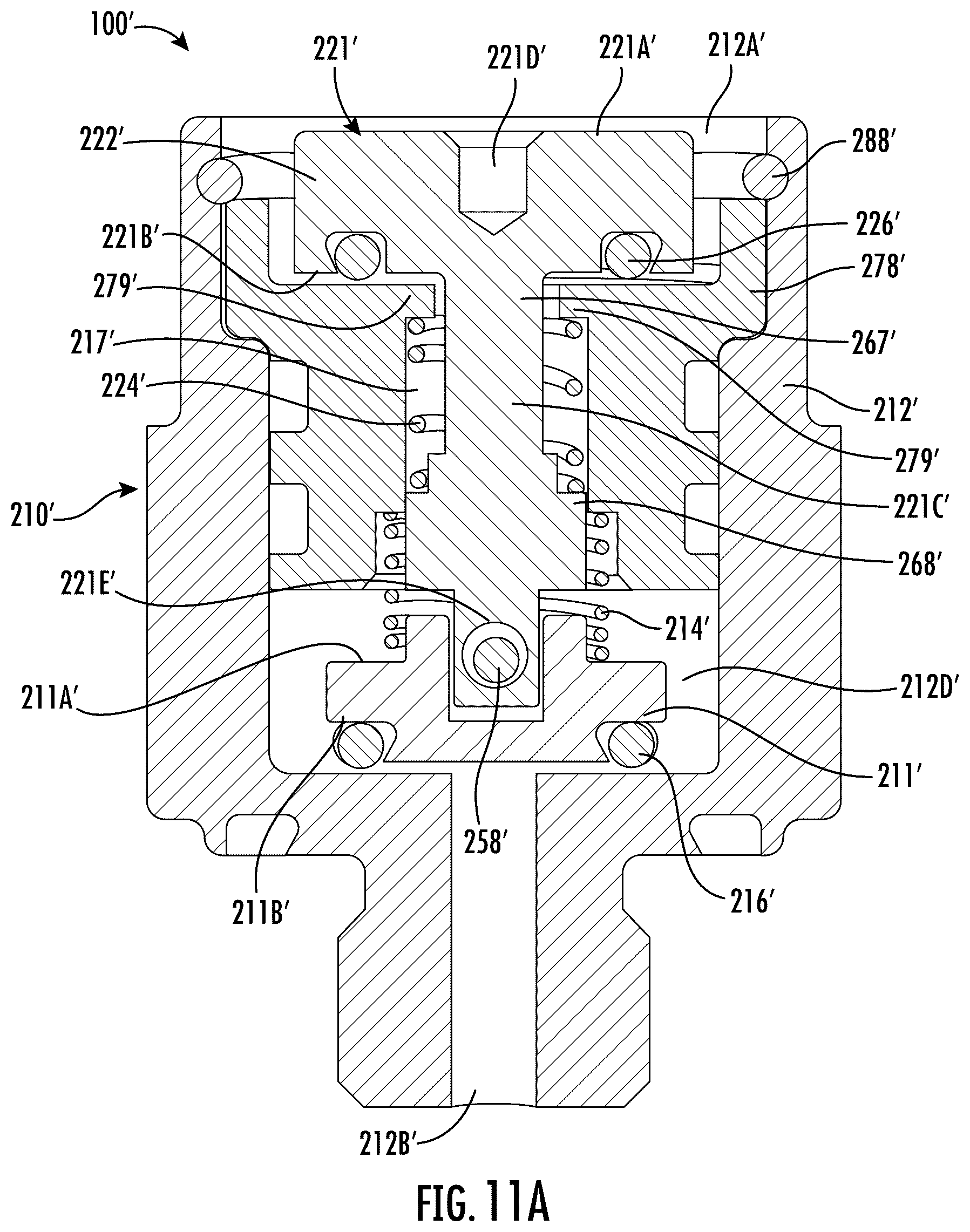 Patent US12480589 Figure 8 – Pressure relief valve assembly including series coupled valves and related methods