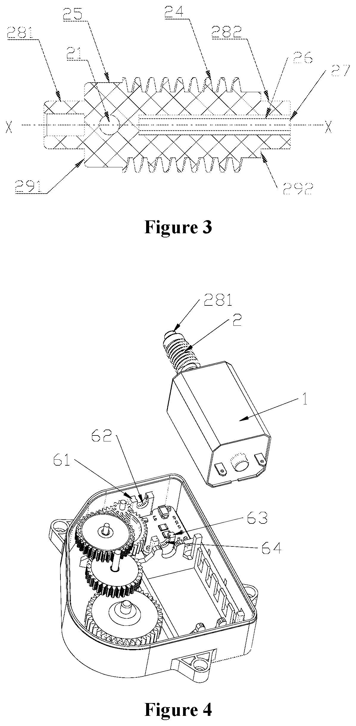 Patent US12480593 Figure 2 – Driving device and valve