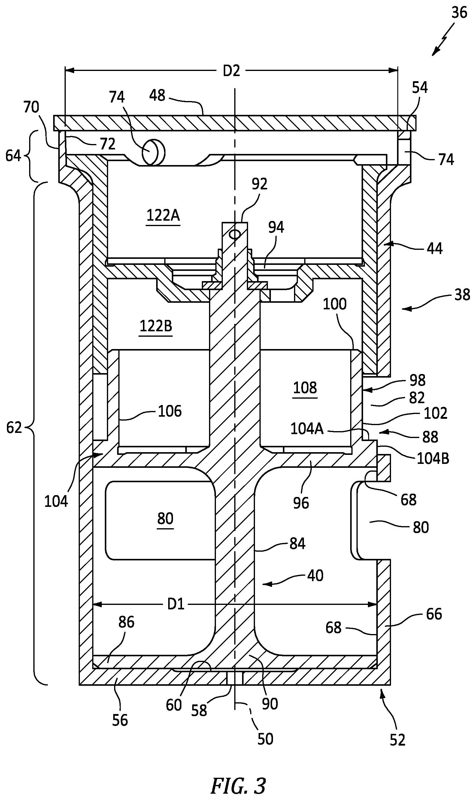 Patent US12480596 Figure 2 – Multi-function fluid control valve