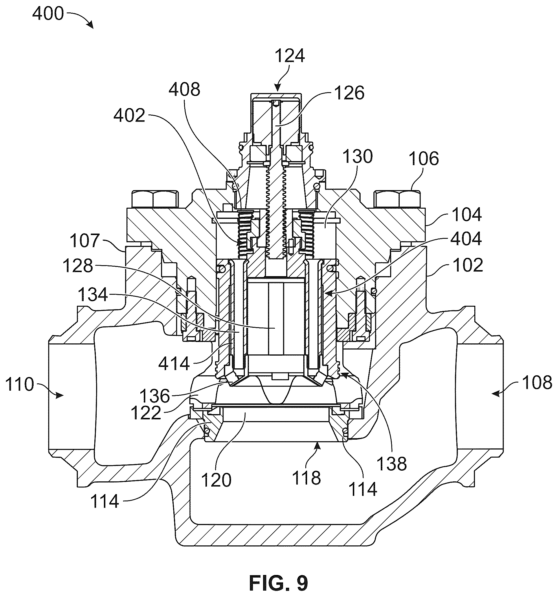Patent US12480600 Figure 10 – Refrigerant control valve with an enhanced flow modulating plug configuration