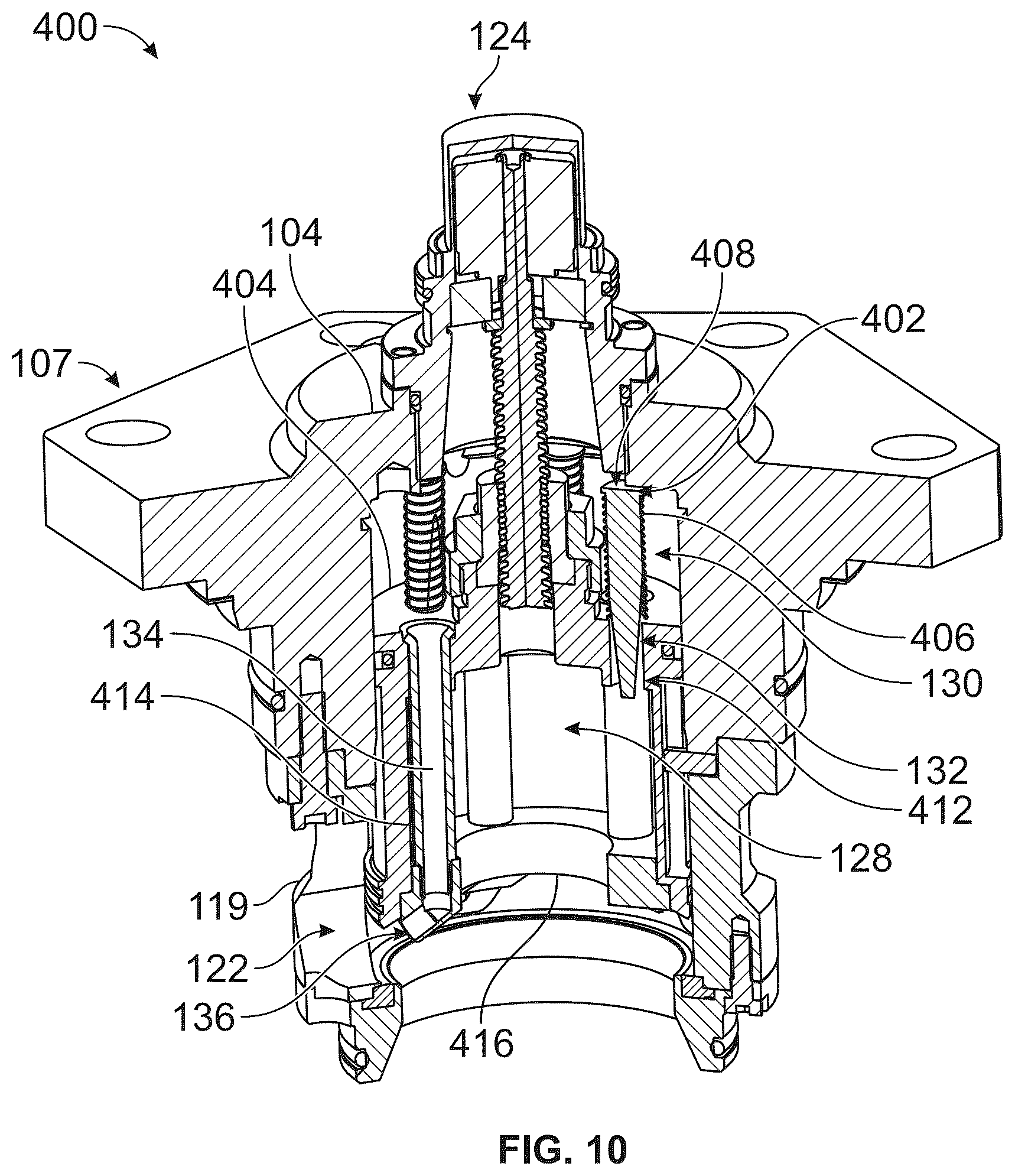 Patent US12480600 Figure 11 – Refrigerant control valve with an enhanced flow modulating plug configuration