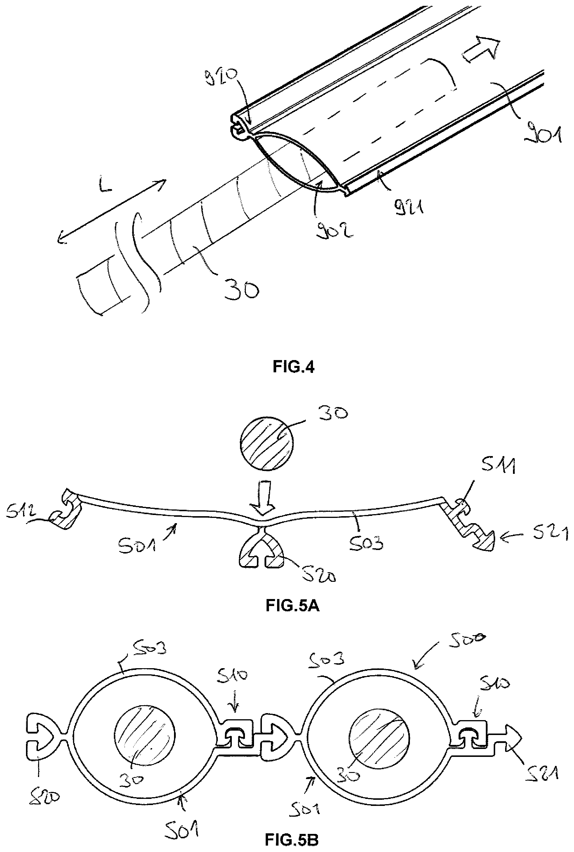Patent US12480601 Figure 3 – Compact line guide for clean room applications and production method