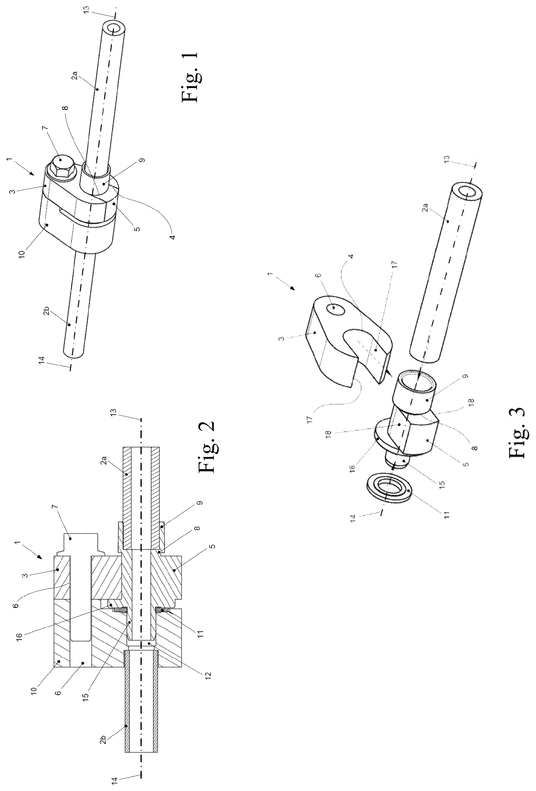 Patent US12480607 — Connection element for connecting lines for conducting a fluid — Figure 1