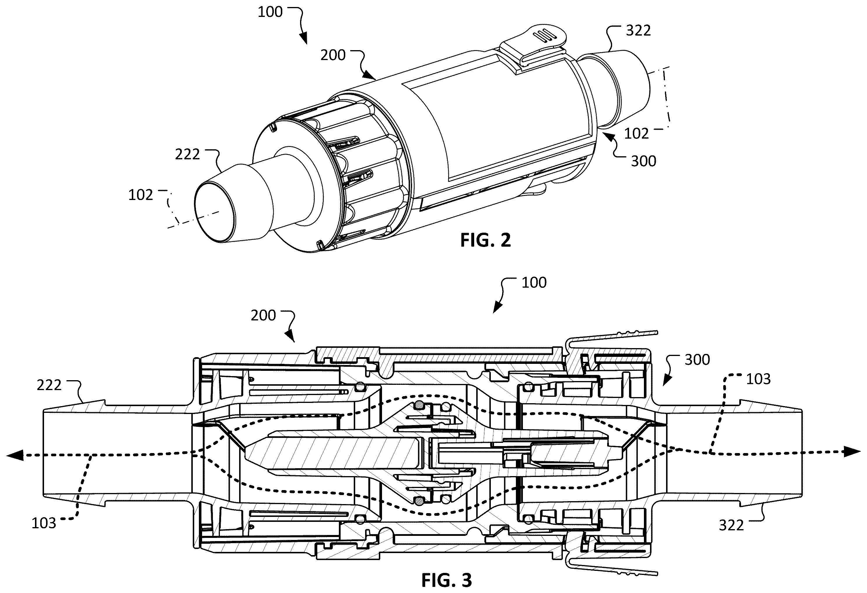 Patent US12480608 Figure 2 – Aseptic fluid couplings