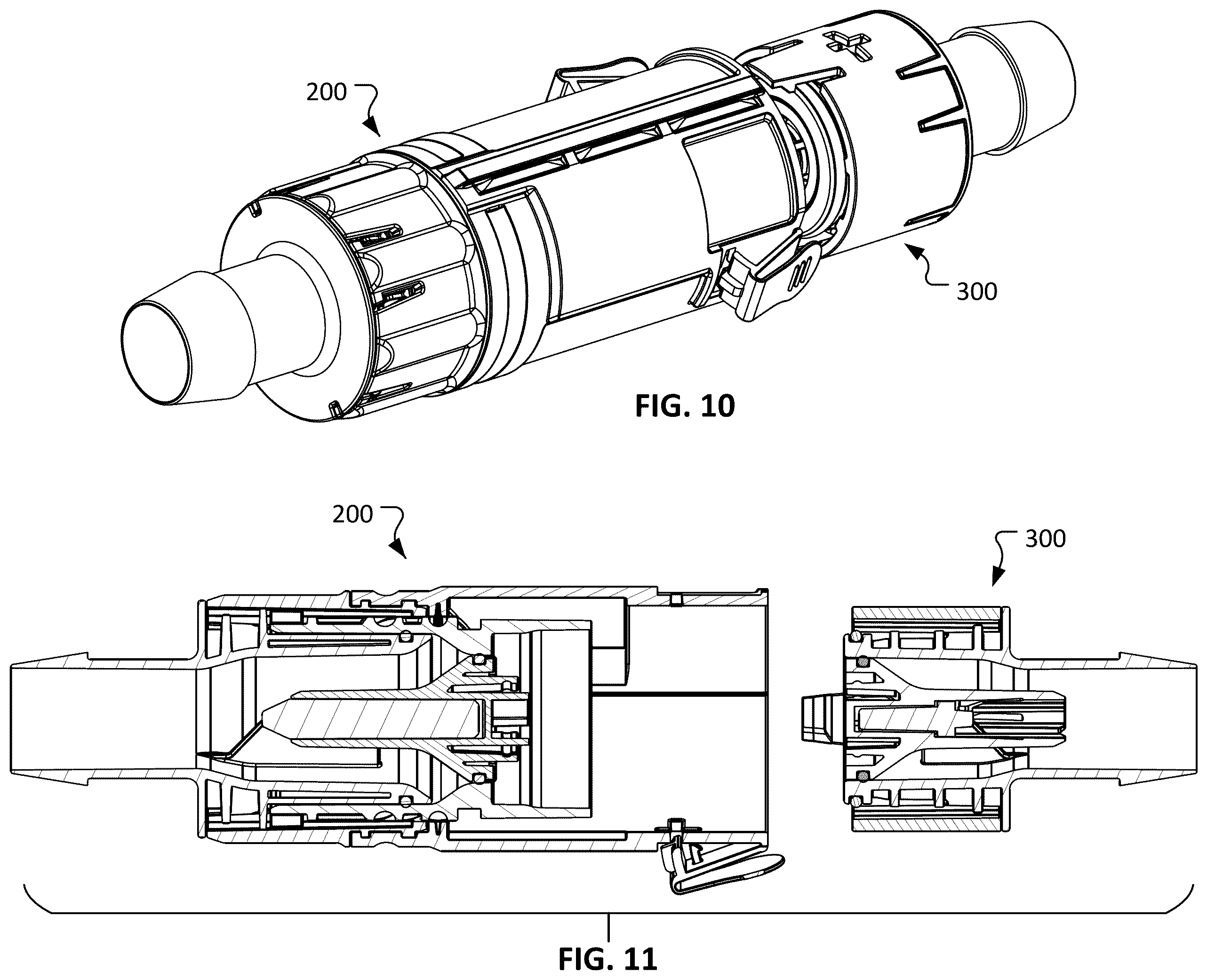 Patent US12480608 Figure 6 – Aseptic fluid couplings