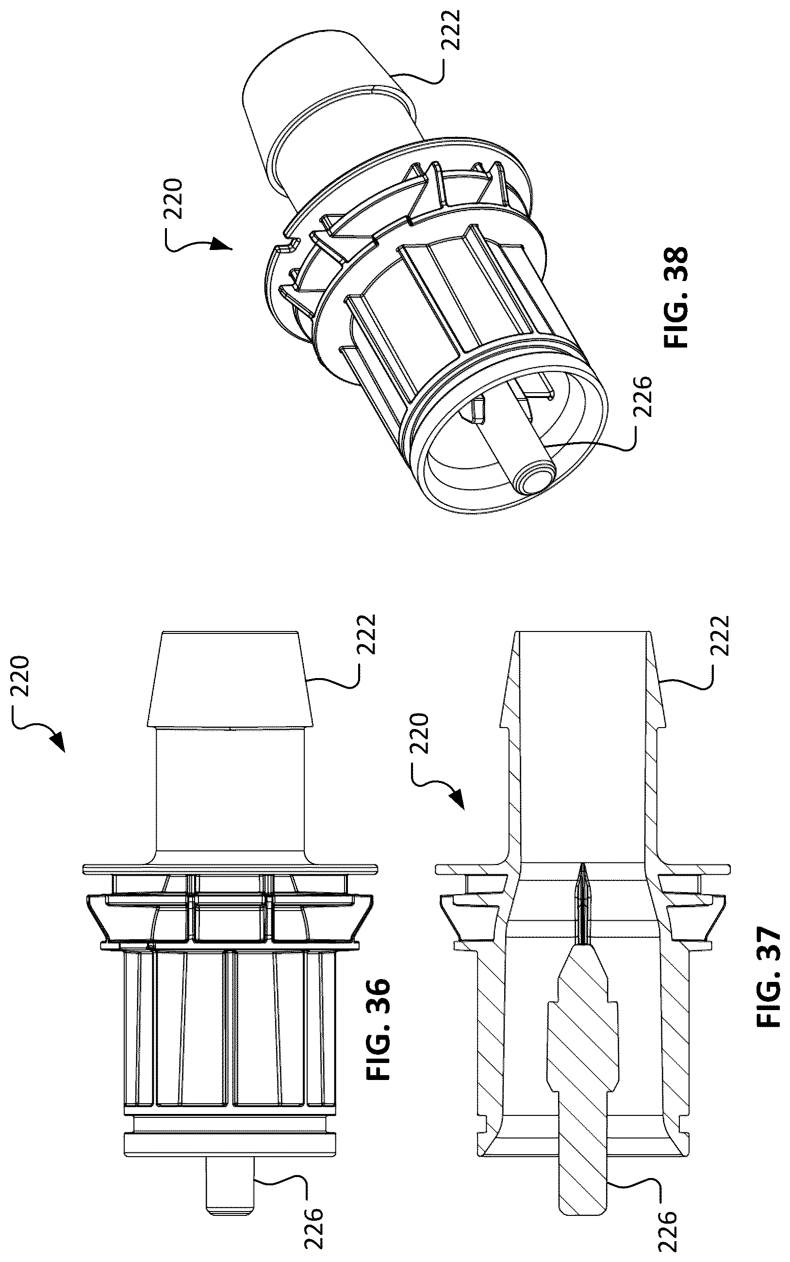 Patent US12480608 Figure 15 – Aseptic fluid couplings