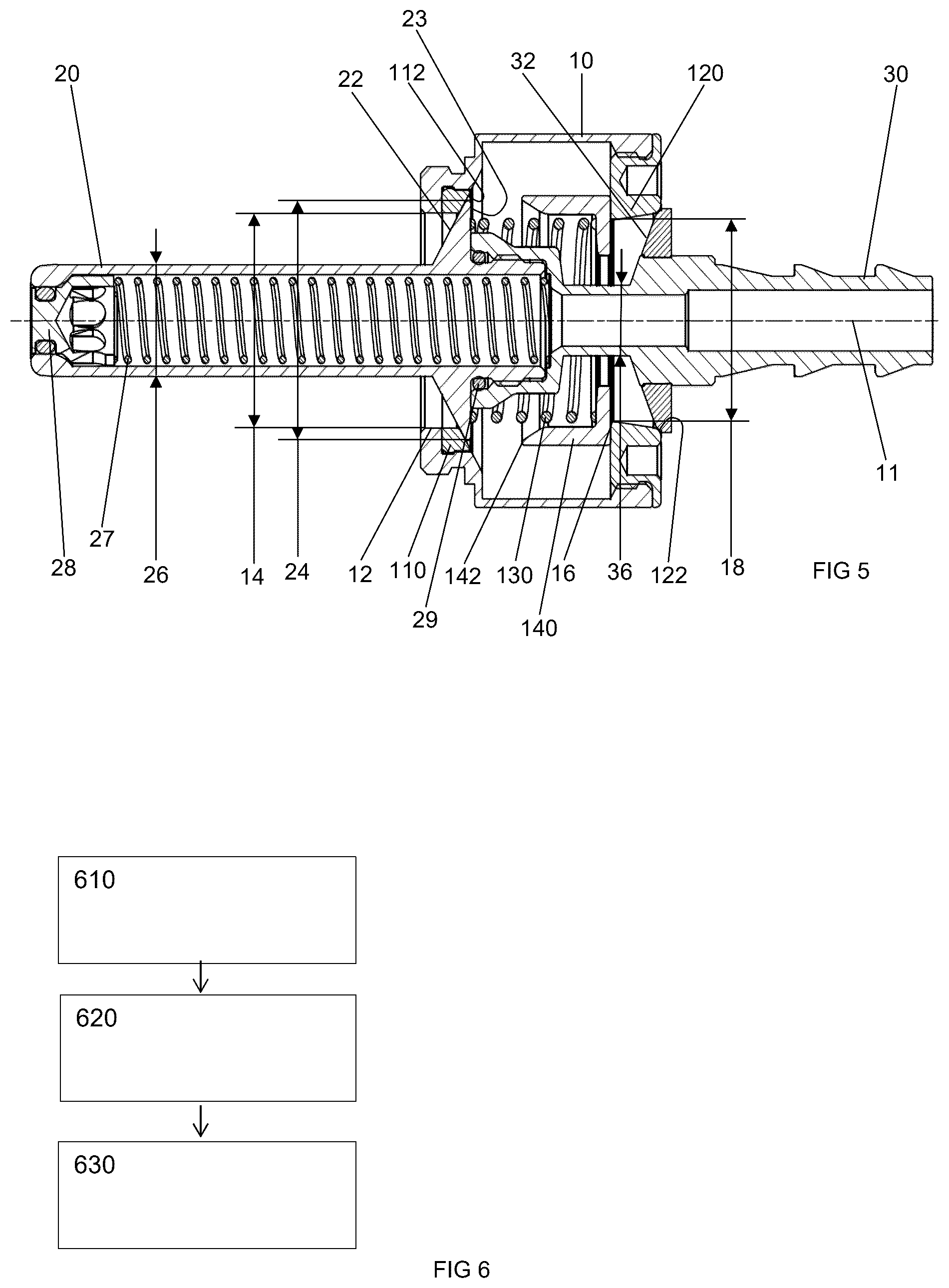 Patent US12480609 Figure 3 – System and method for centralizing a quick connect nipple