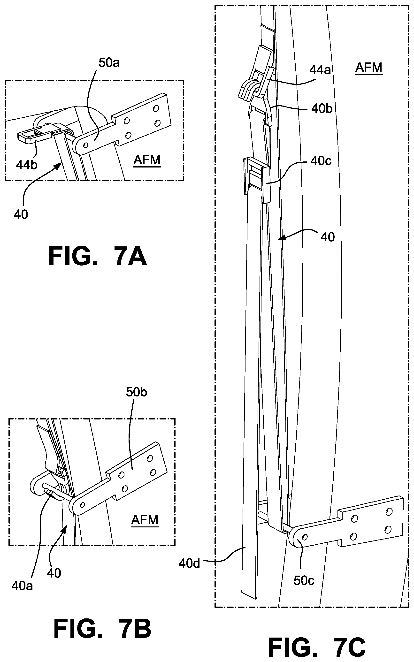 Patent US12480611 Figure 9 – Thermal barrier curtain systems especially useful for thermally isolating interior cabin zones of cargo transport aircraft