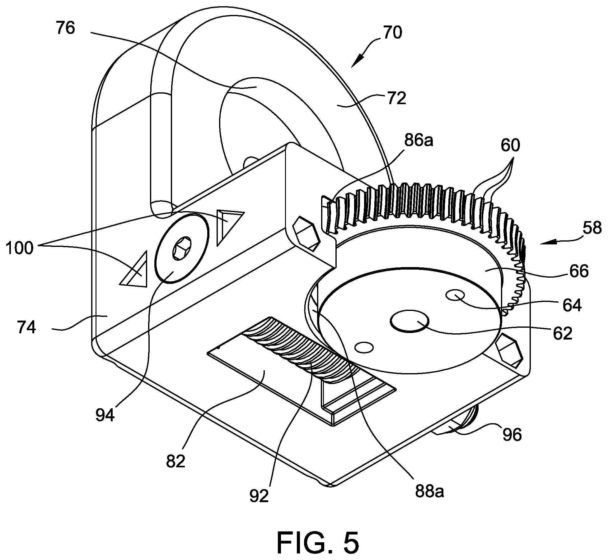 Patent US12480615 Figure 5 – Adjustable camera mount