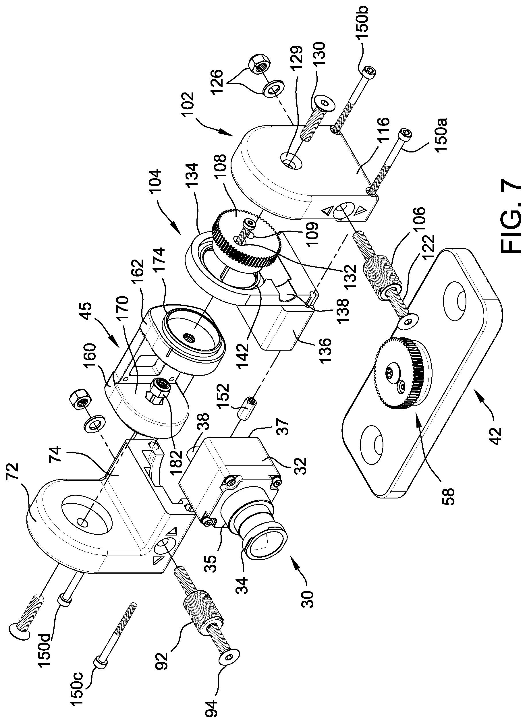 Patent US12480615 Figure 7 – Adjustable camera mount