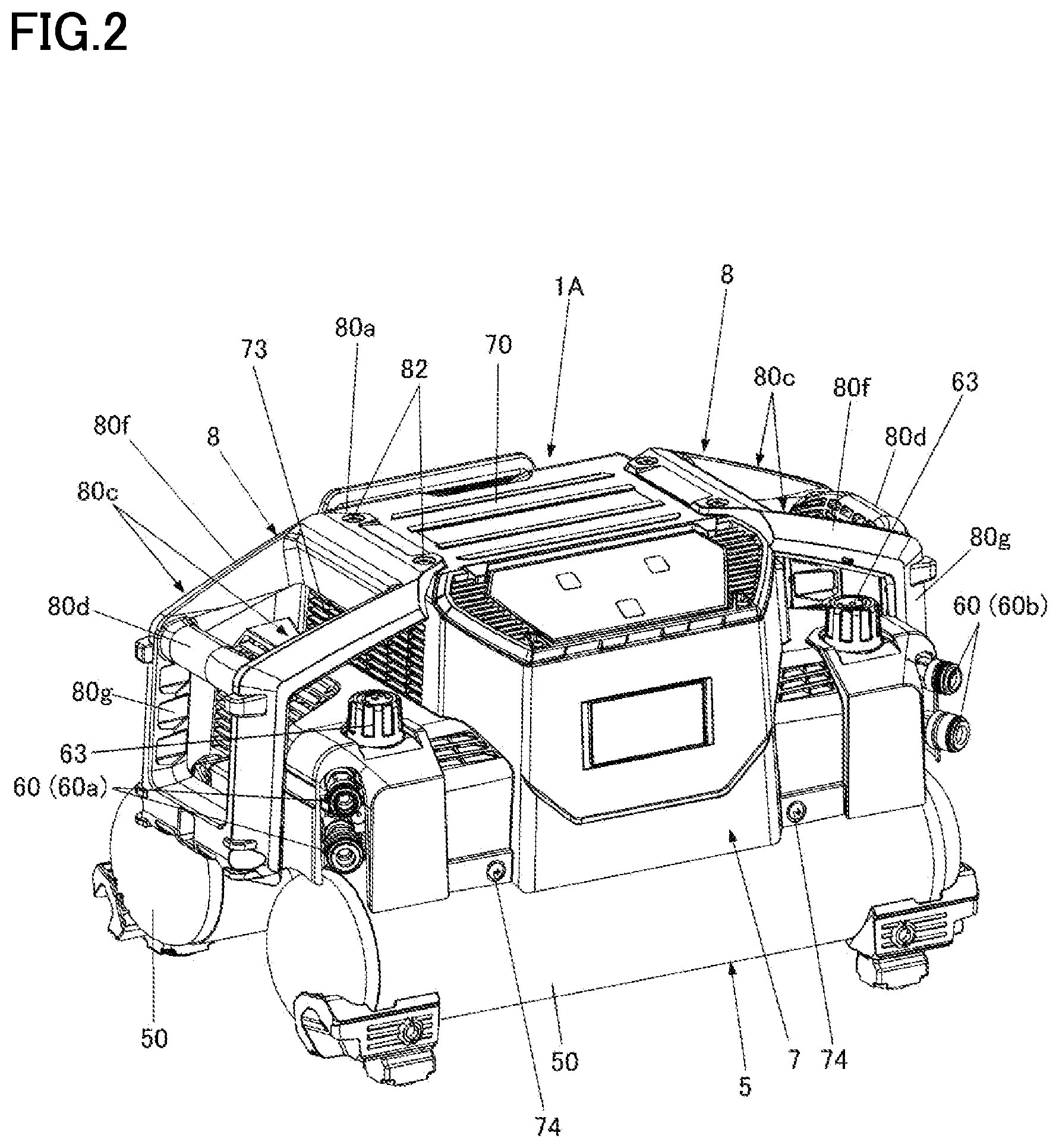Patent US12480616 Figure 3 – Gas compressor, auxiliary storage unit, and gas compression system