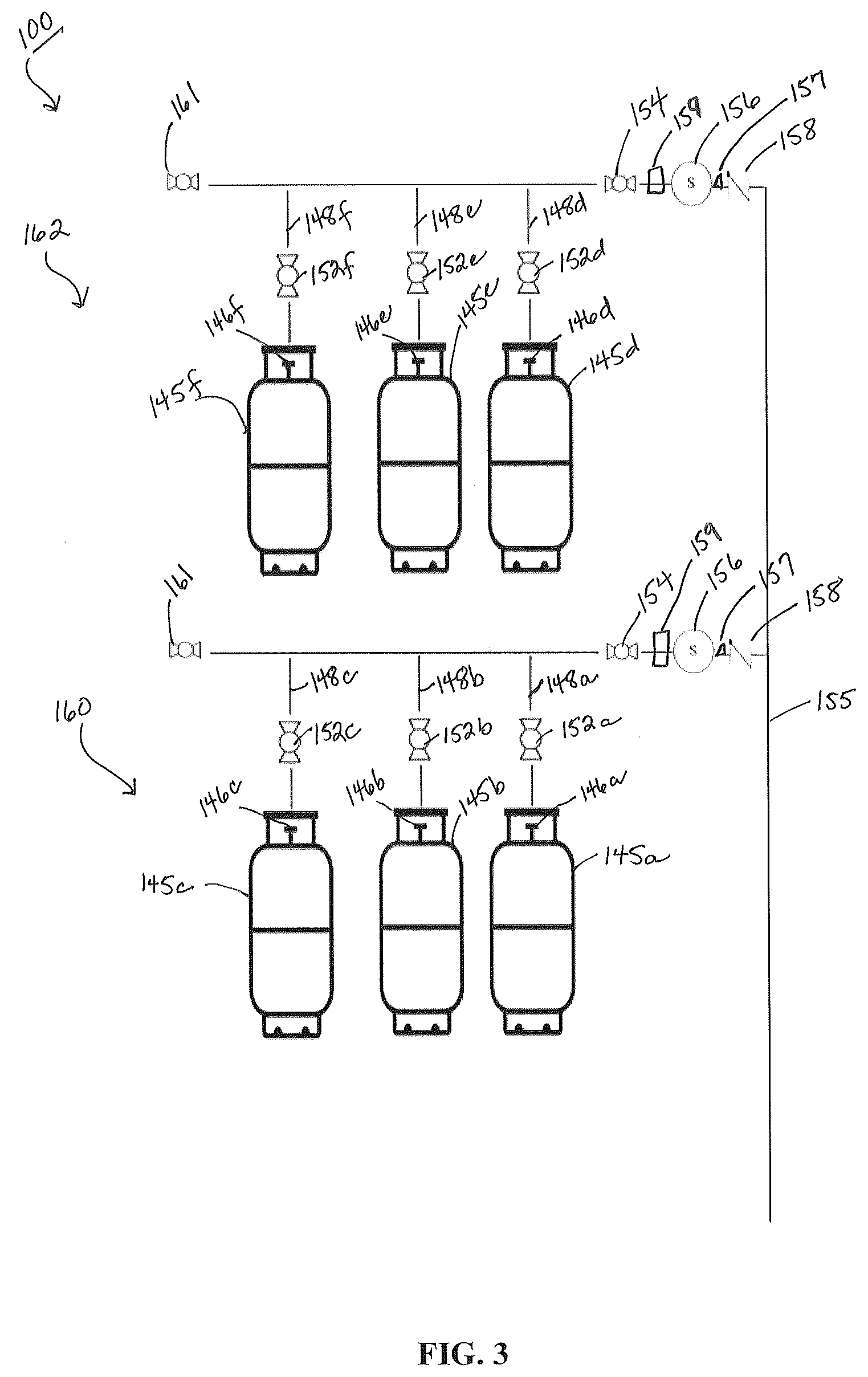 Patent US12480620 Figure 3 – Inert gas backup system for air compressors