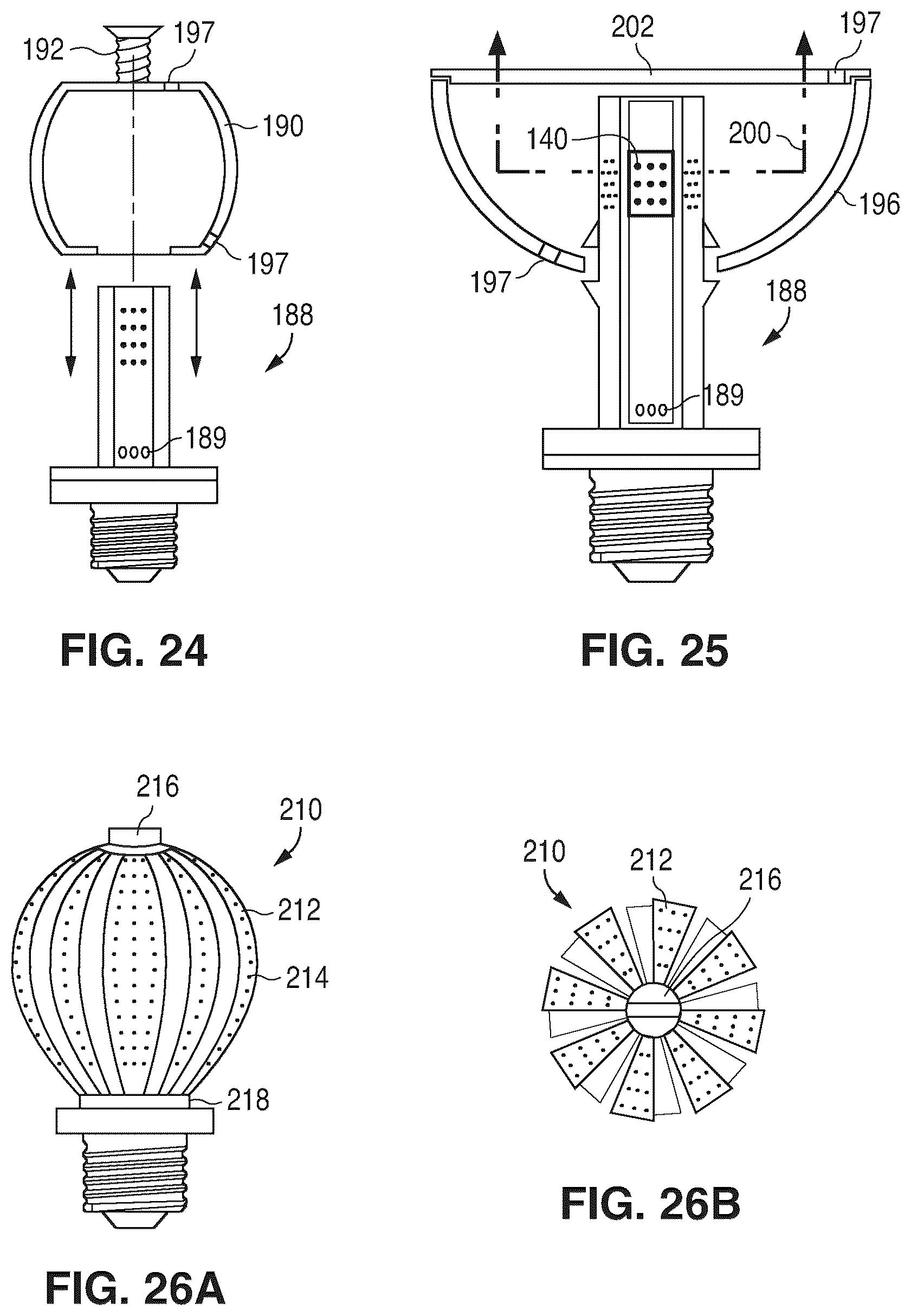 Patent US12480626 Figure 7 – Solid state lamp using light emitting strips
