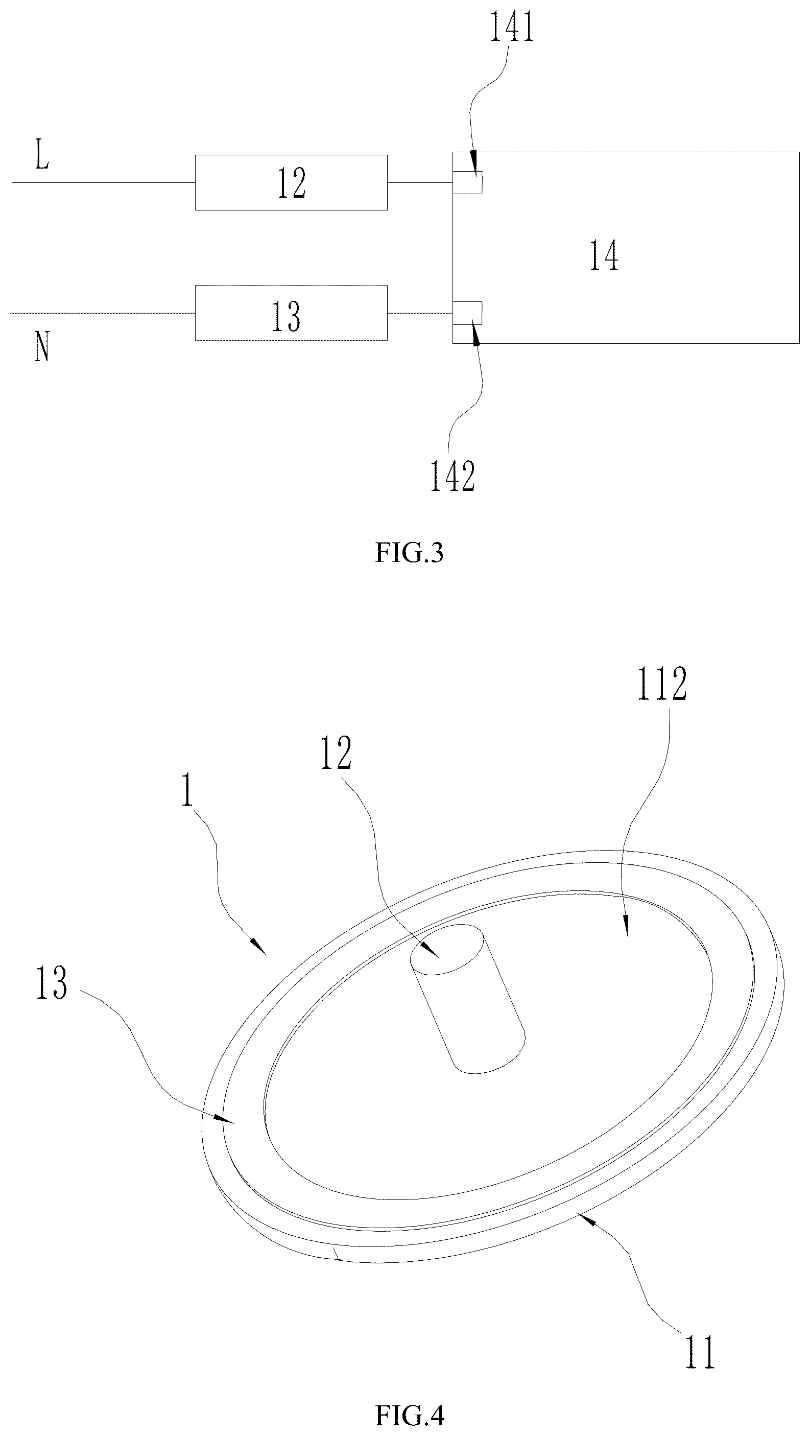 Patent US12480627 Figure 2 – Light board structure and bulb cap and light bulb using the same