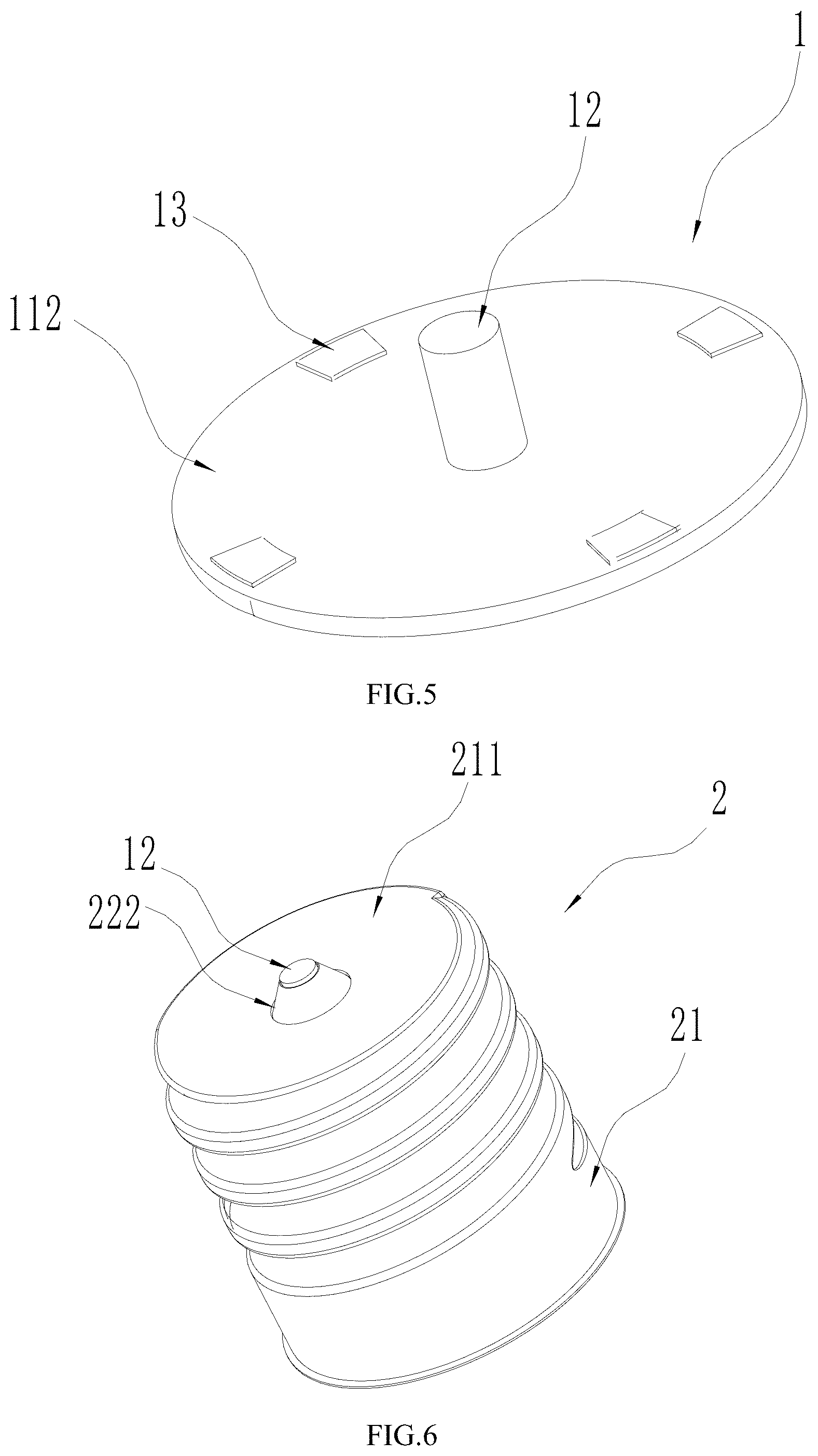 Patent US12480627 Figure 3 – Light board structure and bulb cap and light bulb using the same