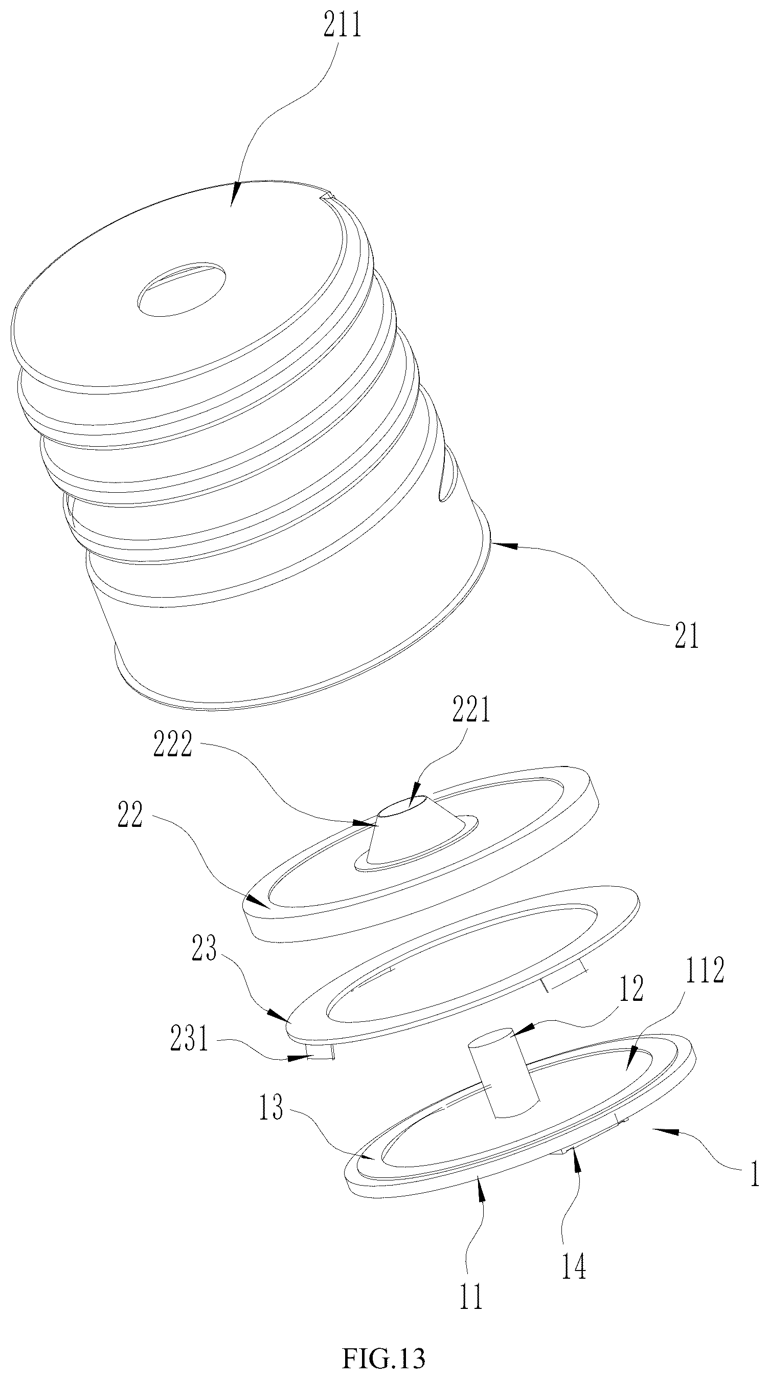 Patent US12480627 Figure 7 – Light board structure and bulb cap and light bulb using the same
