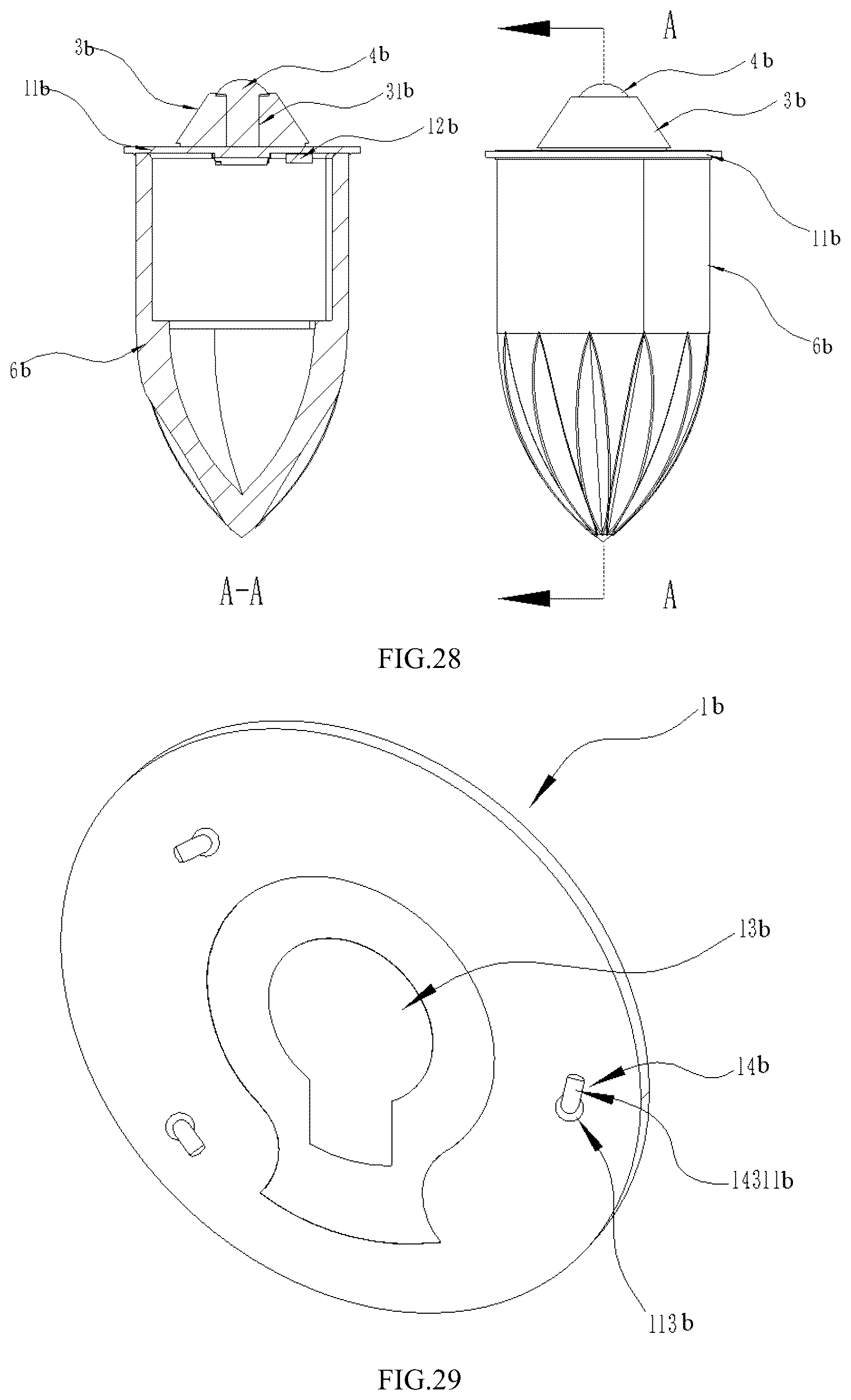 Patent US12480627 Figure 18 – Light board structure and bulb cap and light bulb using the same