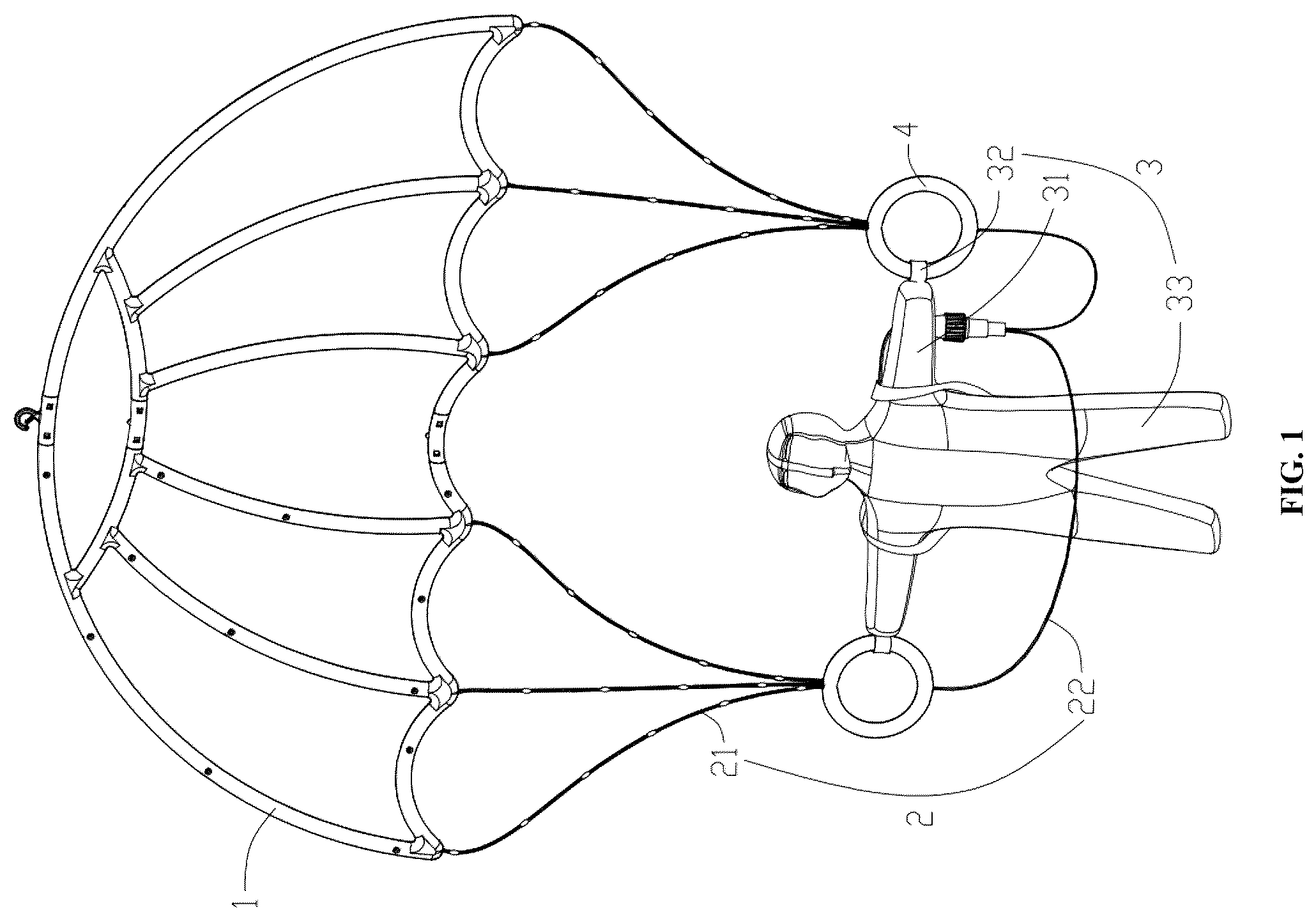 Patent US12480631 Figure 1 – Decorative lamp