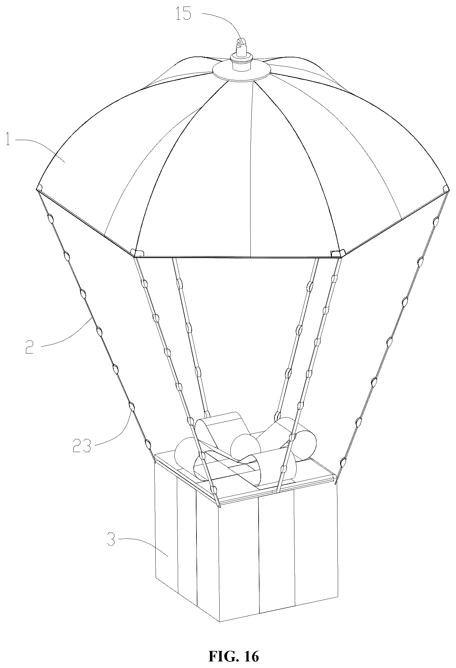 Patent US12480631 Figure 16 – Decorative lamp