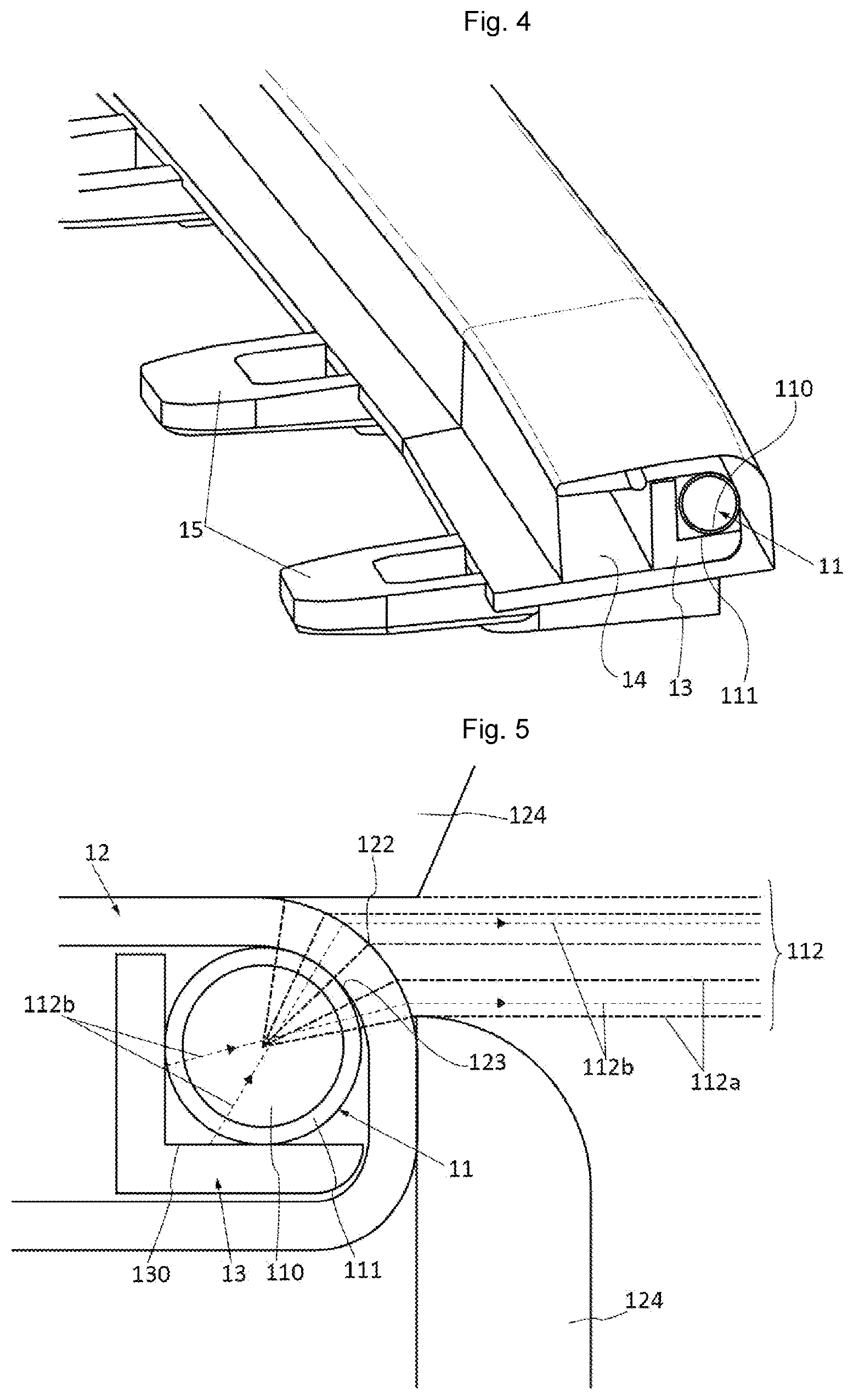 Patent US12480633 Figure 3 – Optical module for a light-emitting device of a motor vehicle