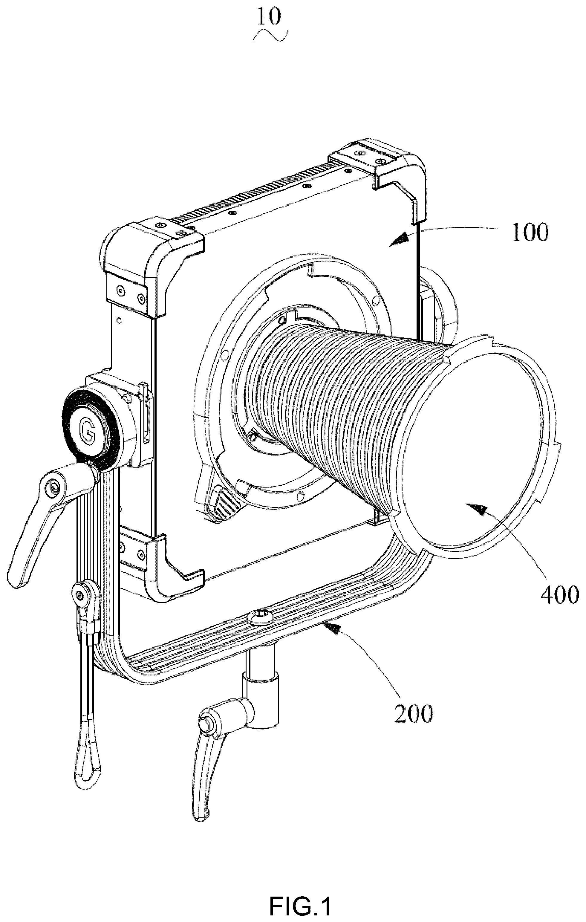 Patent US12480635 — Multifunctional photography light — Figure 1