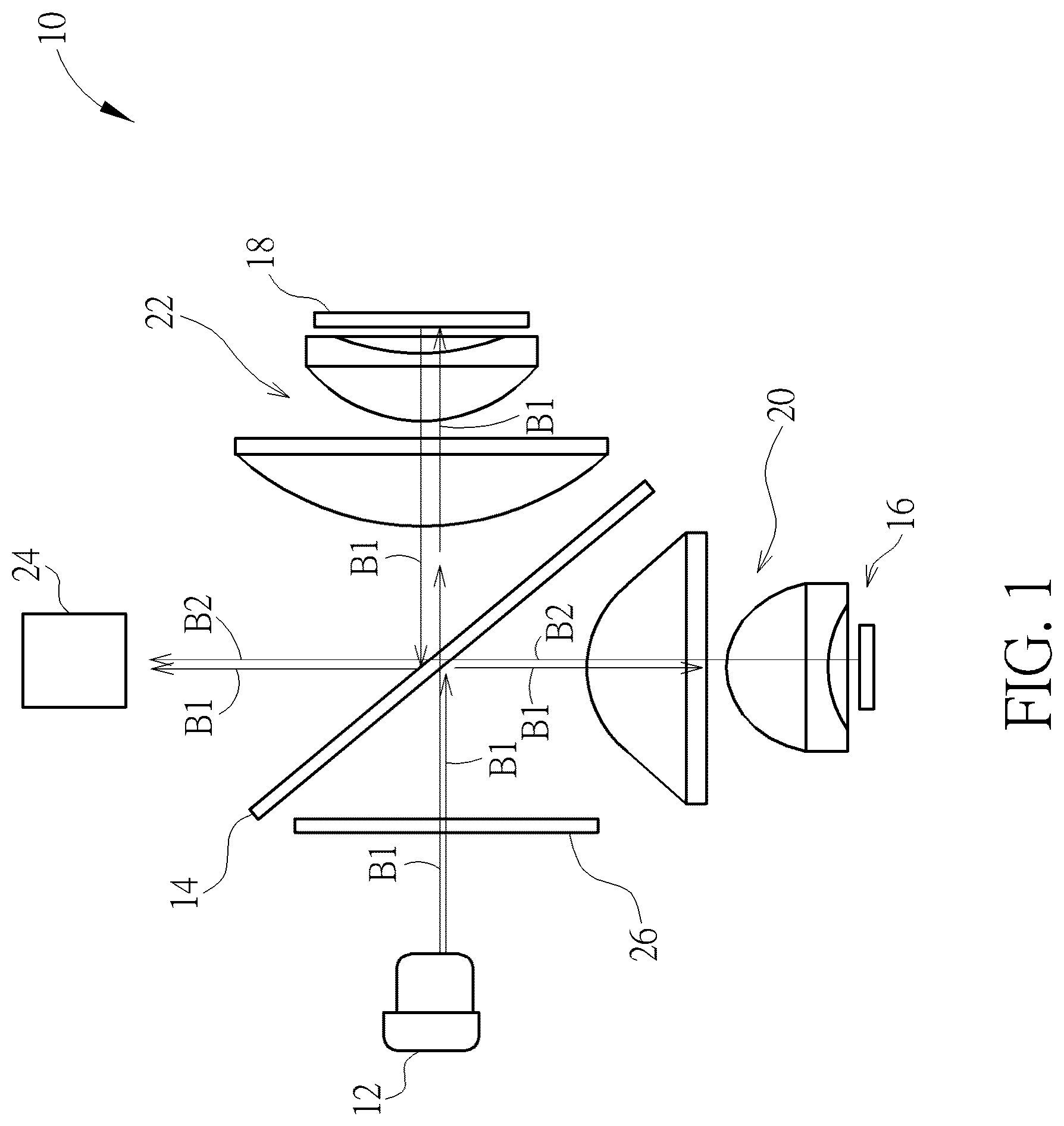 Patent US12480637 Figure 1 – Reflector and illumination device a reflective layer and homogenization layer with particles disposed within a packaging material