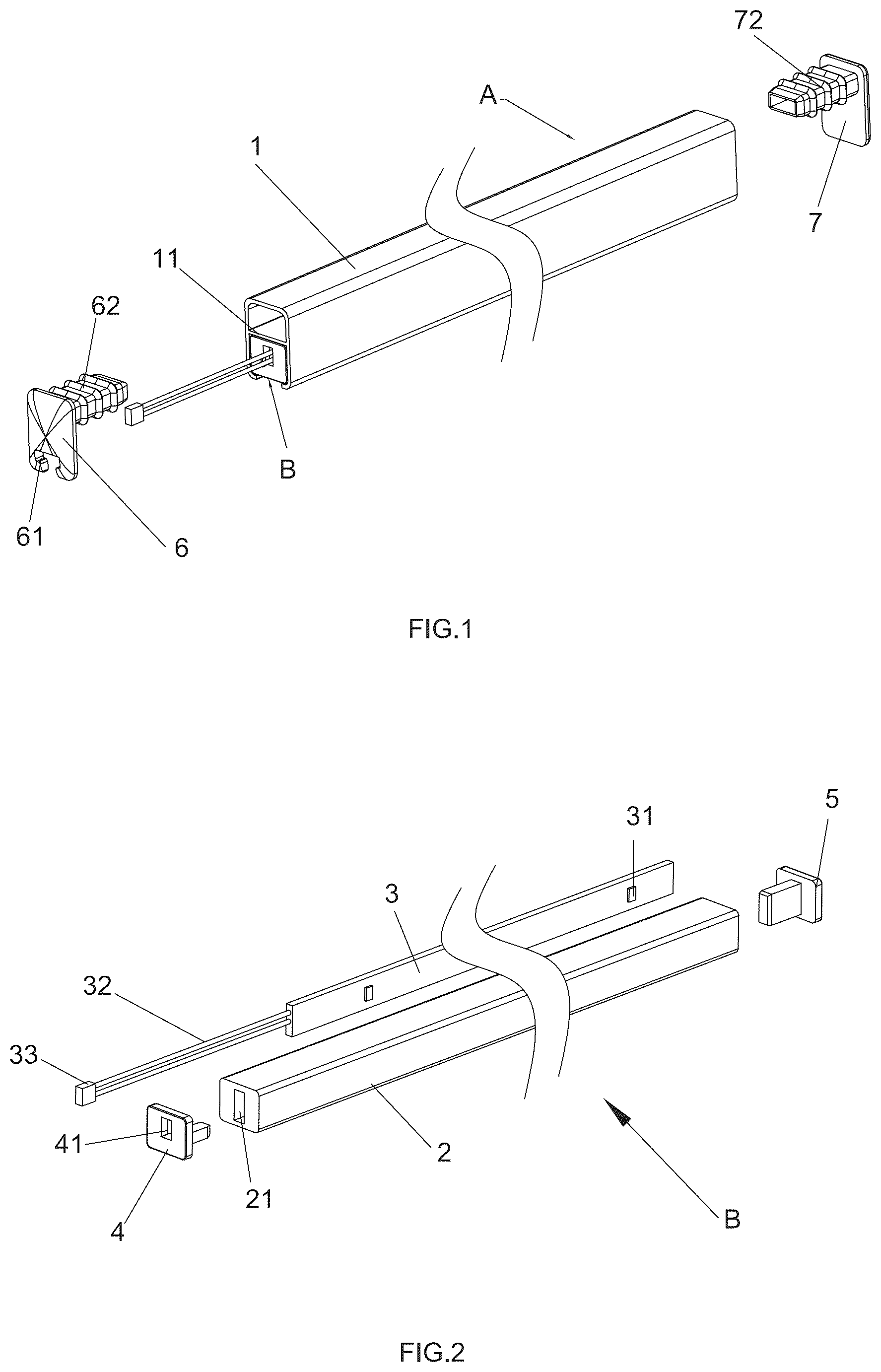 Patent US12480640 — Rod assembly for an umbrella — Figure 1